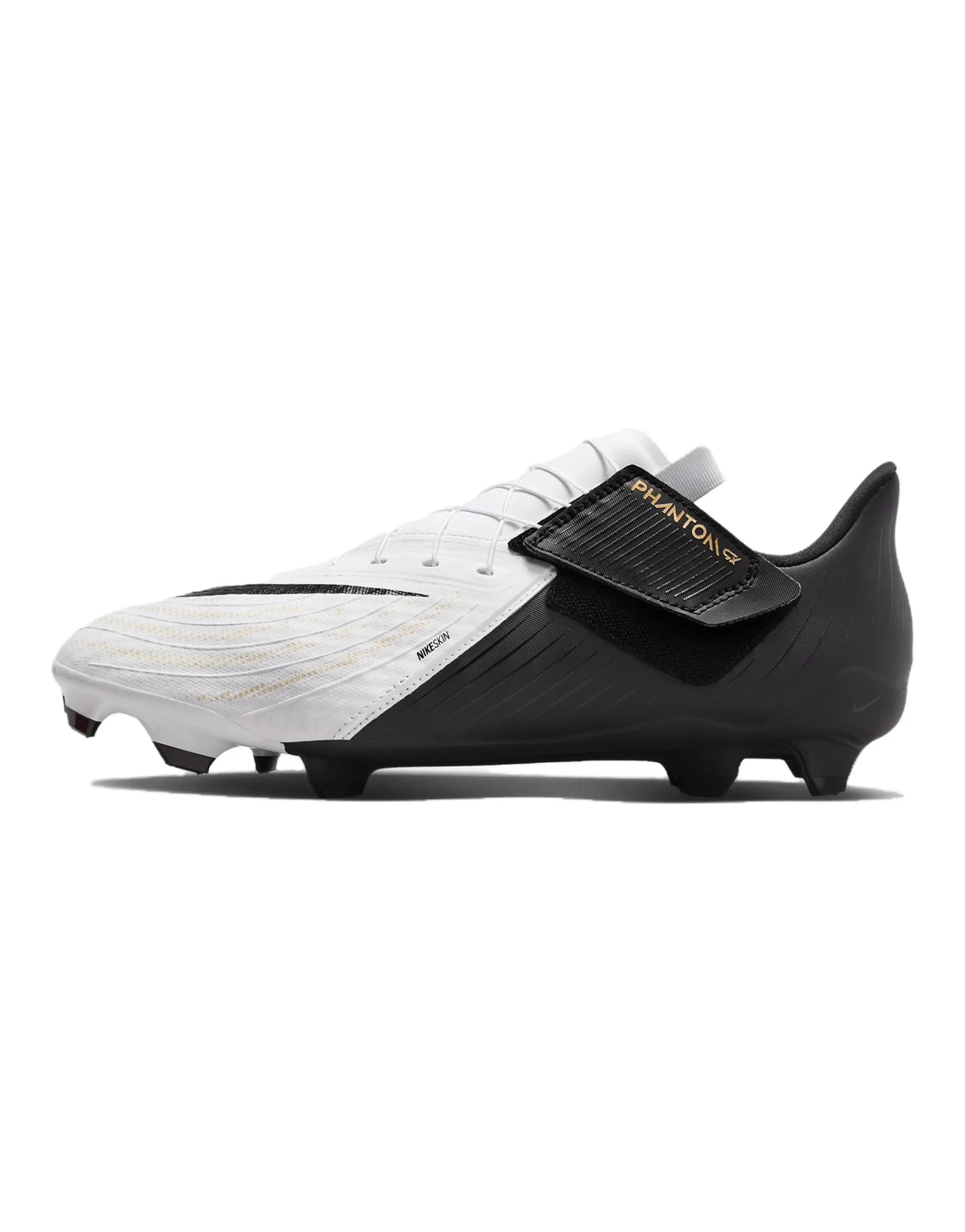 Nike Phantom GX 2 Academy EasyOn MG 'White Black Metallic Gold'