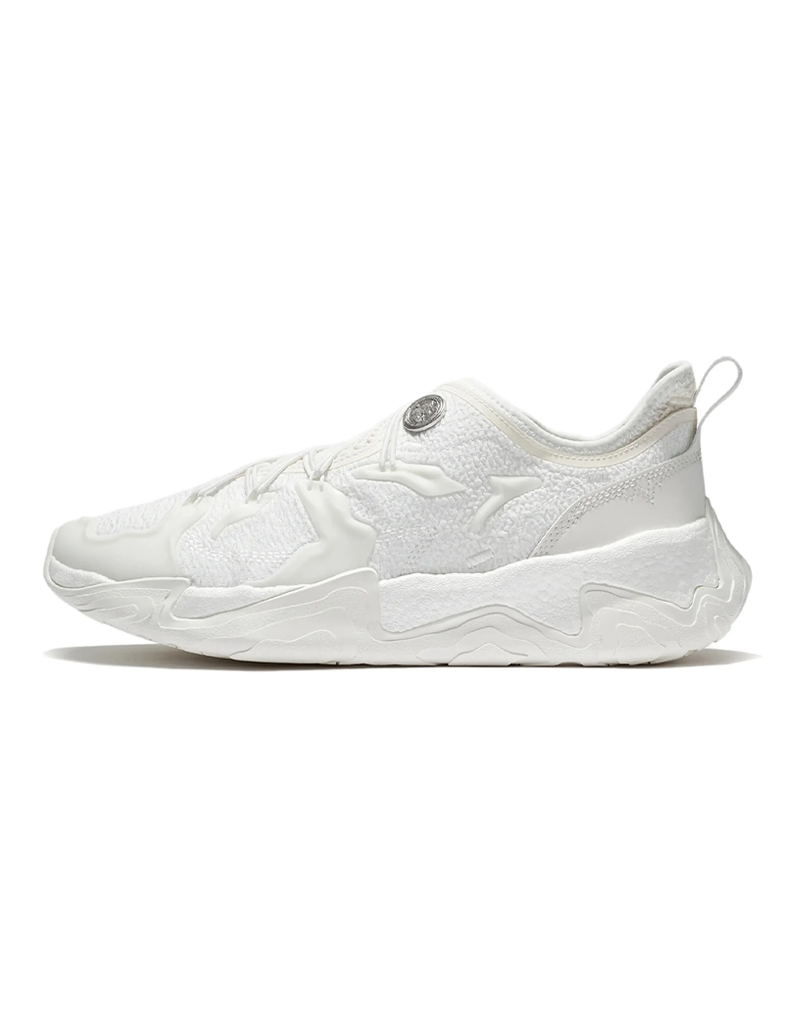 LiNing Jackie Chan Collection Casual Shoes Men Low-Top Champagne White