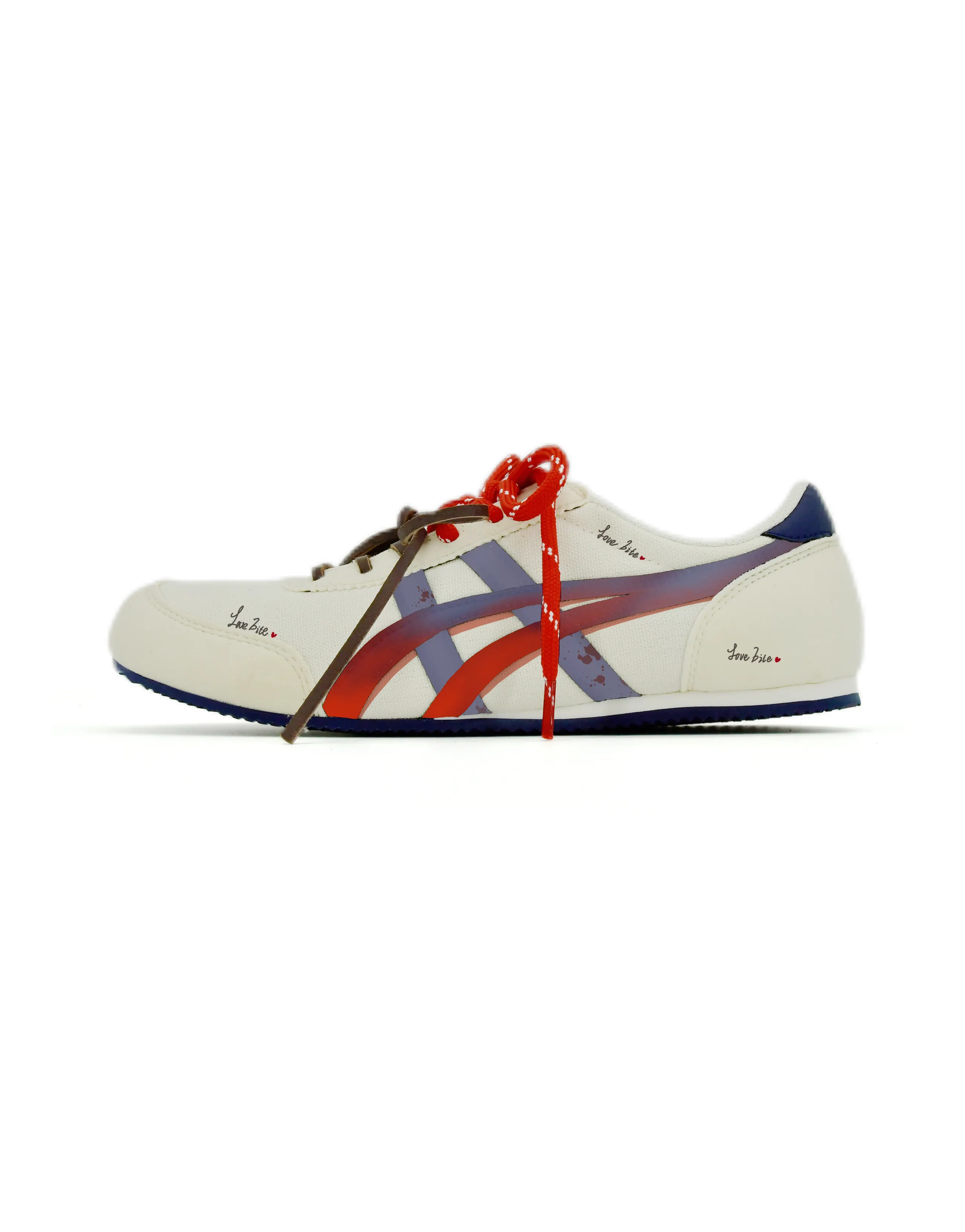 Onitsuka Tiger Track Trainer Low-Top Running Shoes Unisex Red