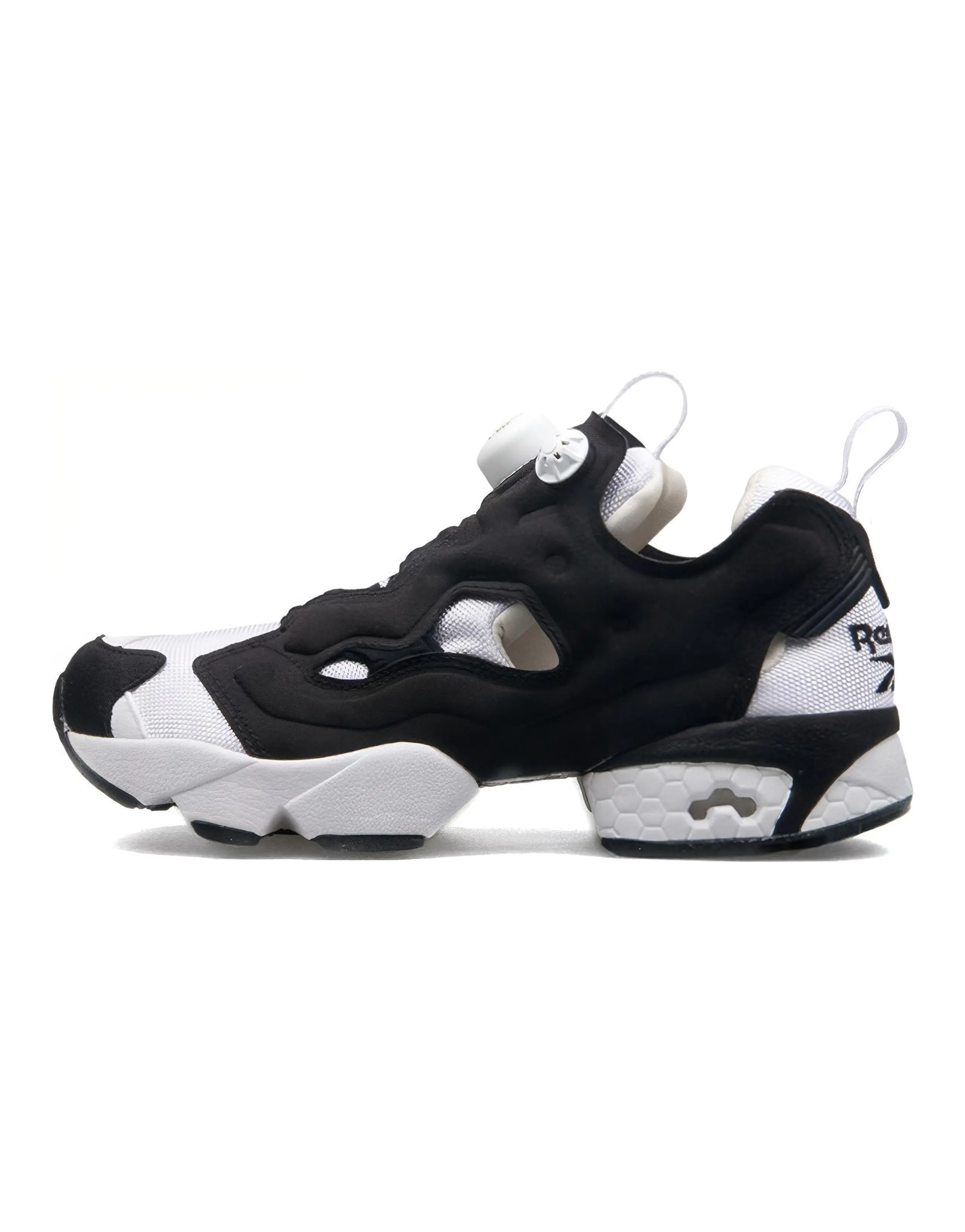 Reebok Instapump Fury Og Hollow Out Splicing Shoes/Sneakers Unisex Black White