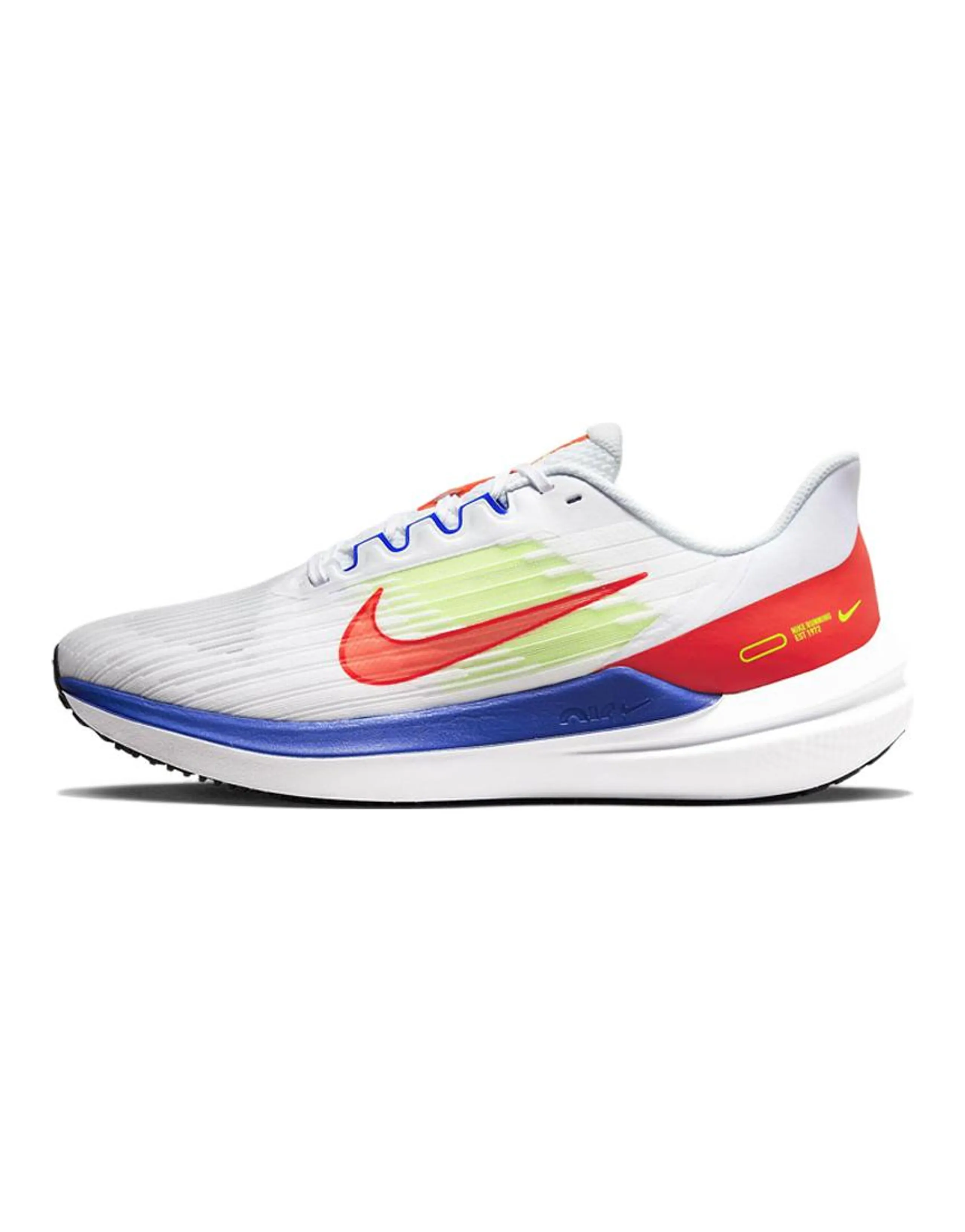 Nike Air Winflo 9 Bright Crimson Racer Blue