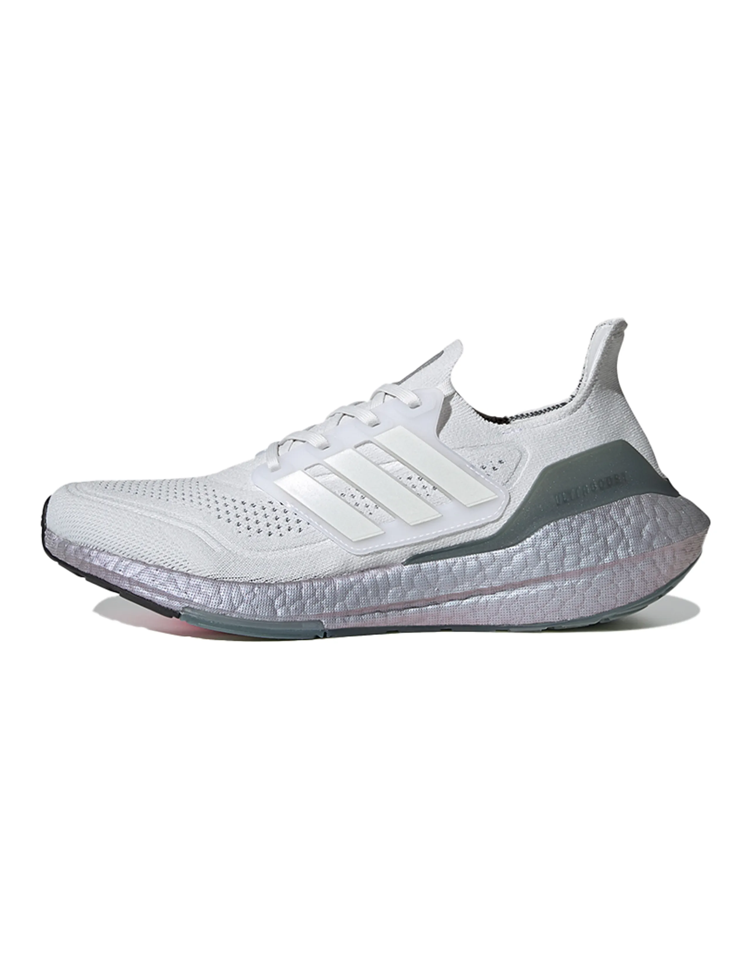 Adidas Ultra Boost 21 Crystal White Hazy Green