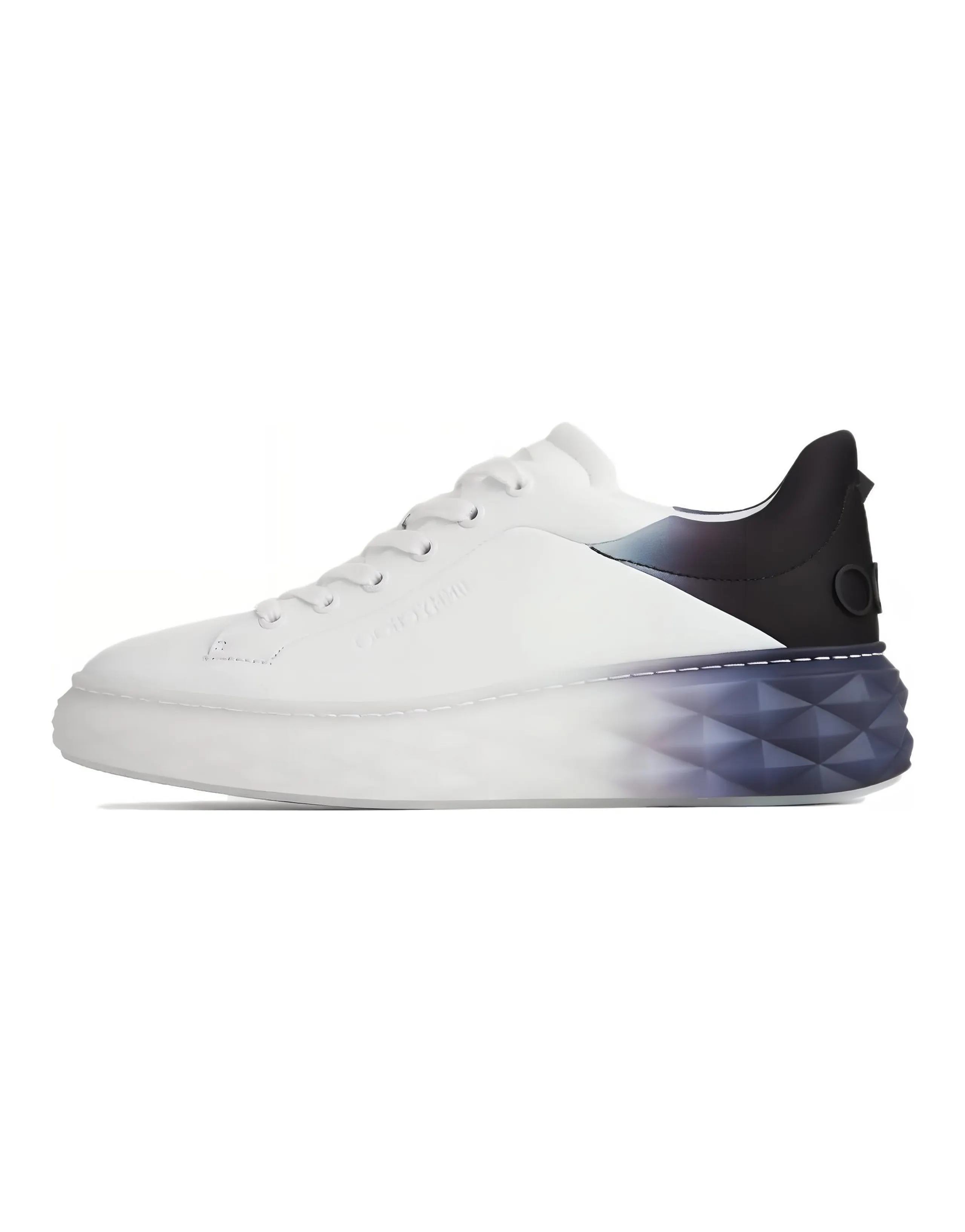 Jimmy Choo Skateboard Shoes Women's Low-Top Black And White Mixed Color