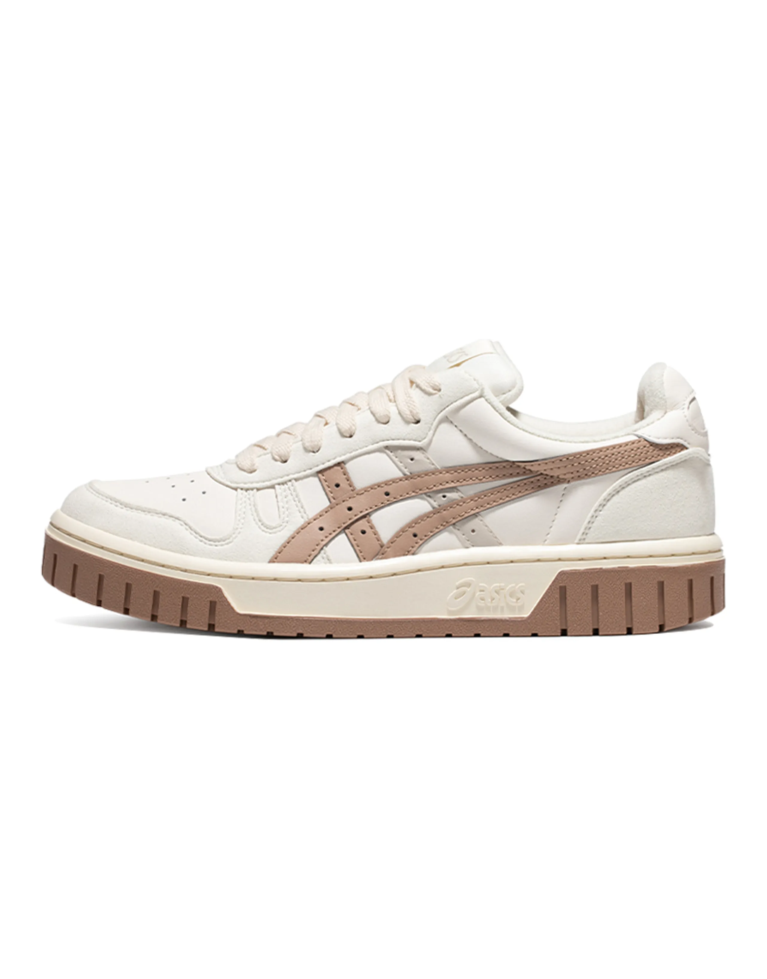 Asics Court Mz Retro Casual Skateboarding Shoes Unisex White Brown