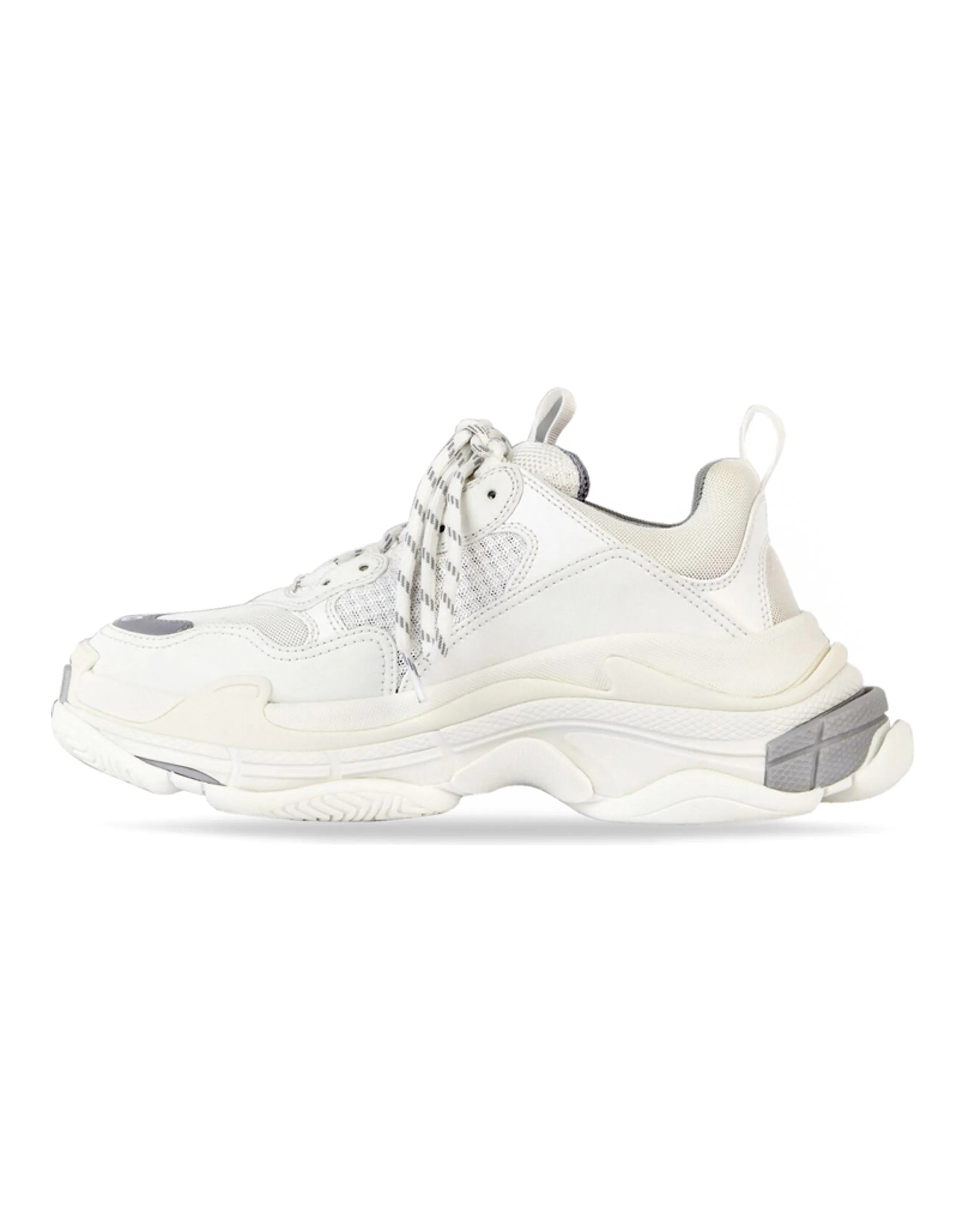 Balenciaga Triple S White Silver