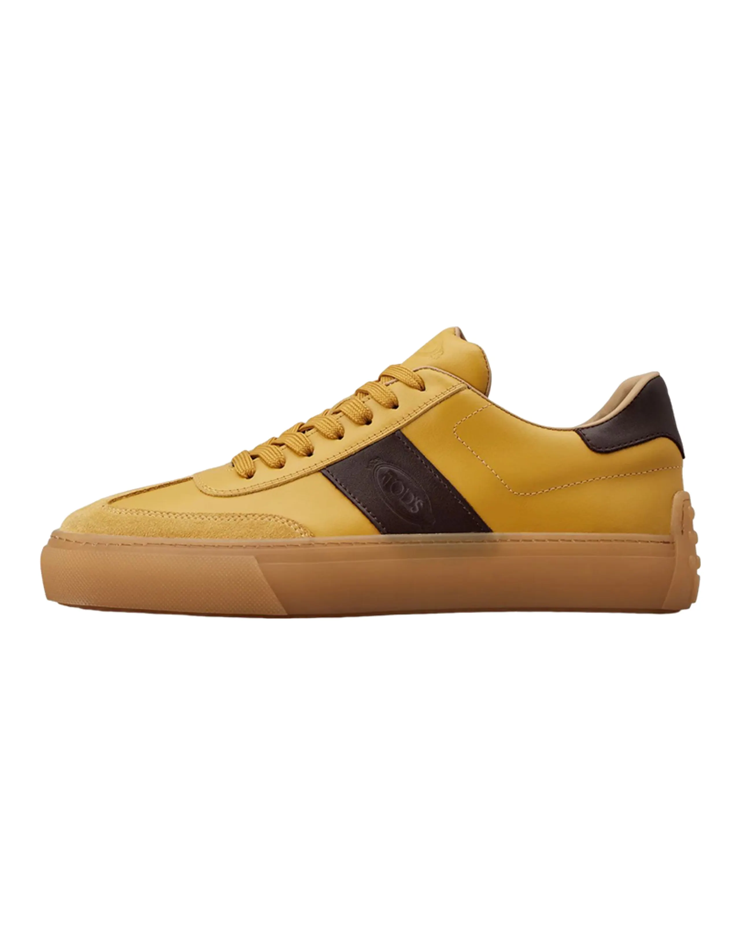 TOD'S Logo Low-Top Fashion Sneakers Men's Yellow