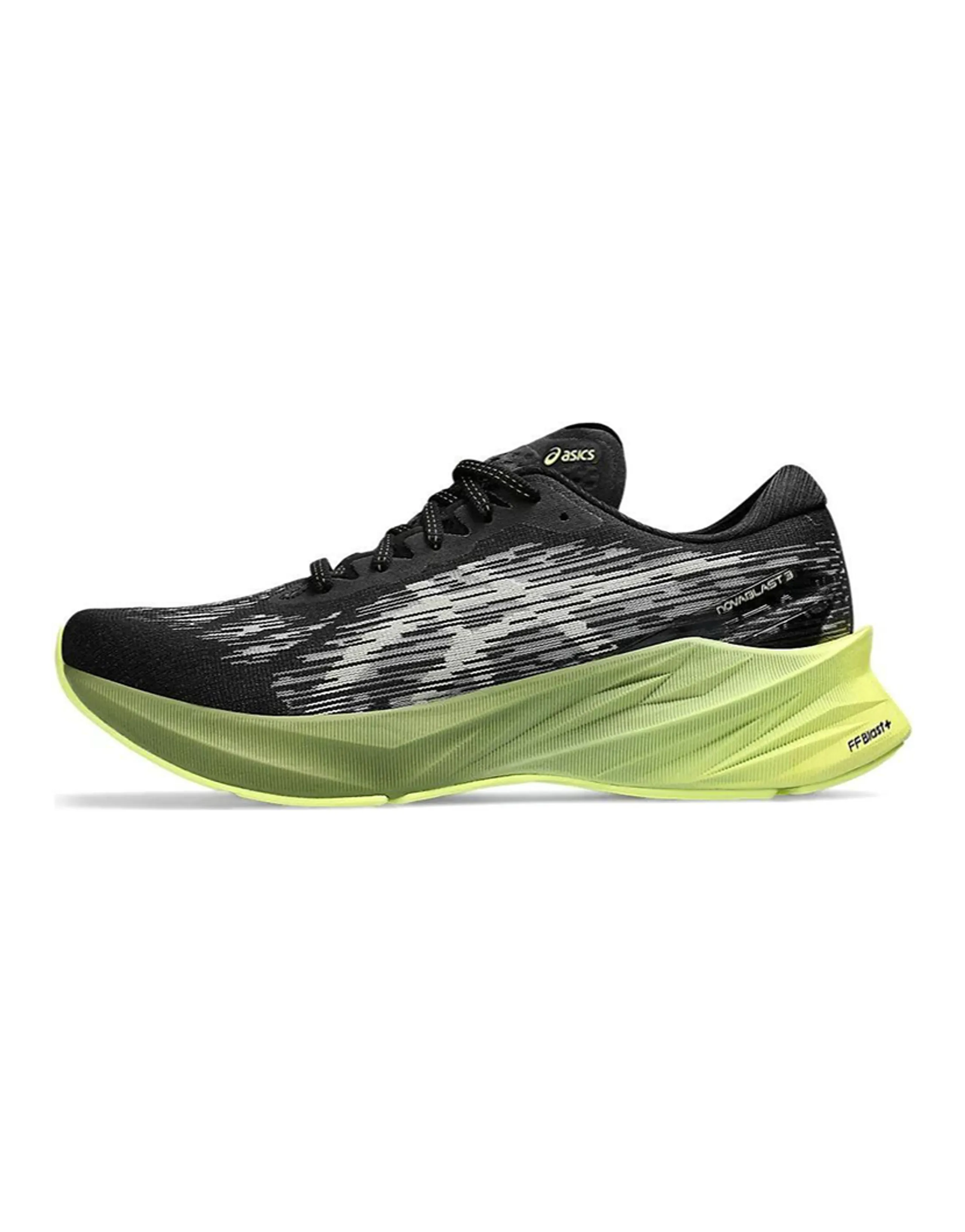 Asics Novablast 3 'Black Dried Leaf Green'