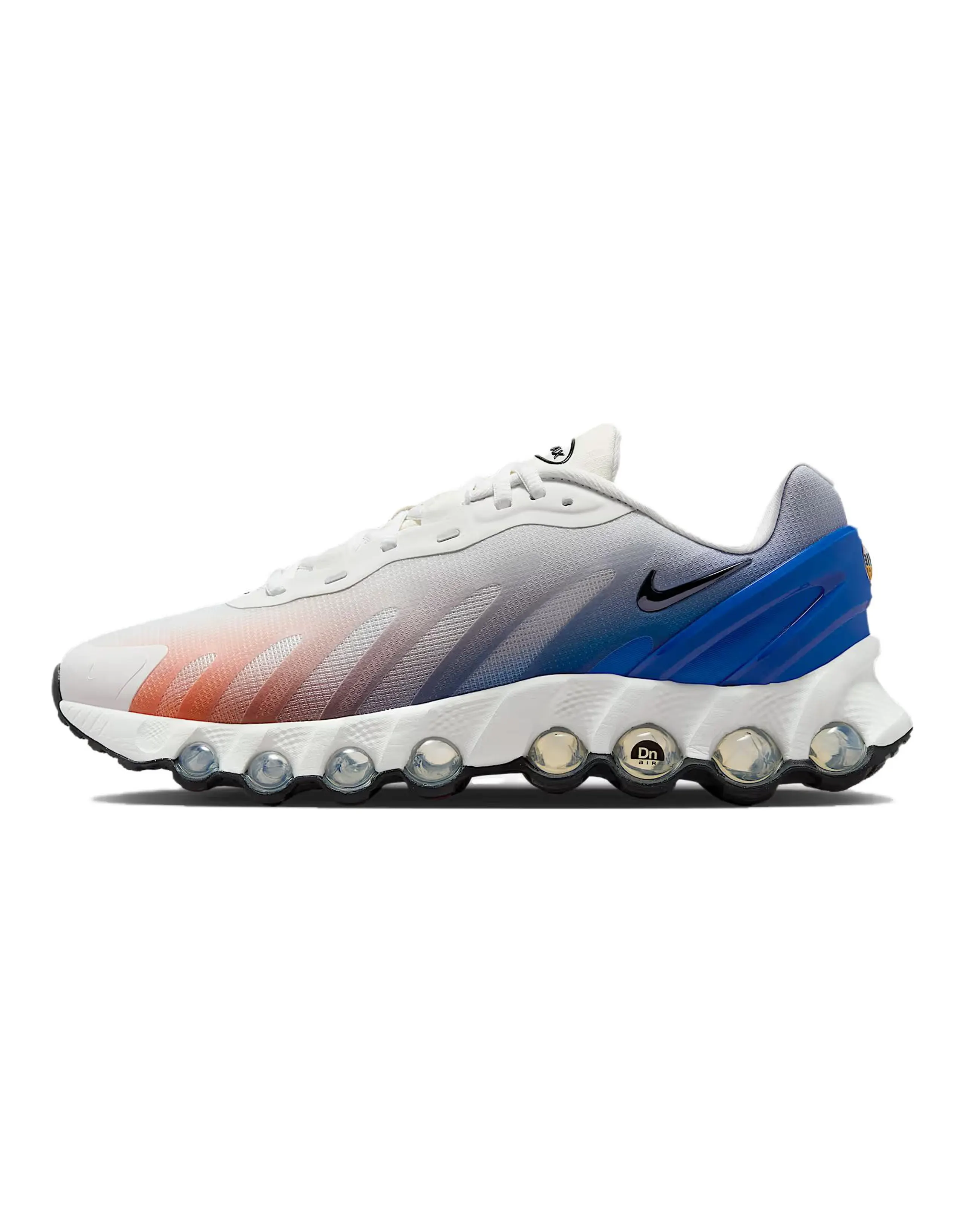 Nike Air Max Dn8 Classic Versatile Breathable Support Casual Running Shoes Men's White Orange Blue