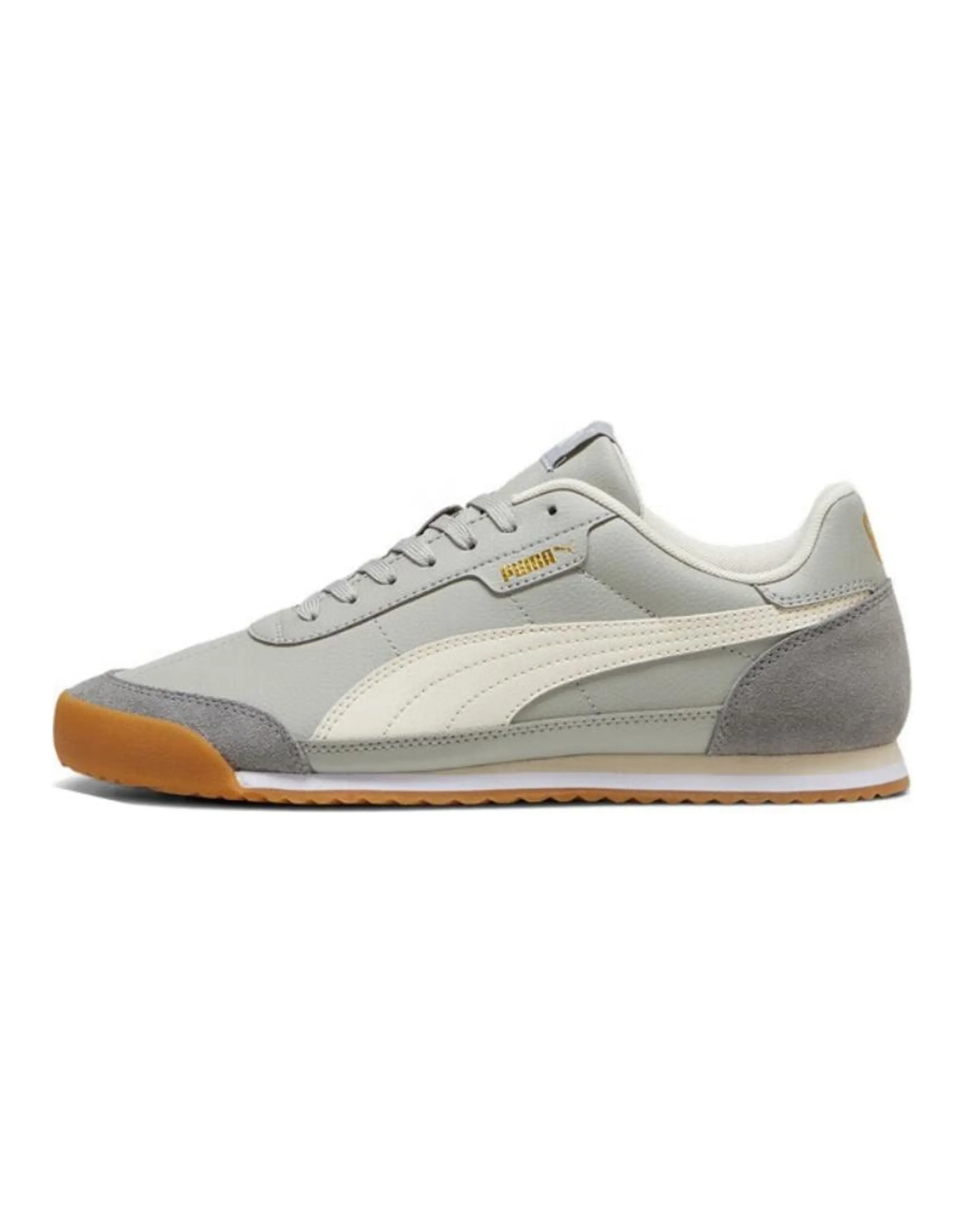 PUMA Turino Anti-Slip Wear-Resistant Low-Top Casual Shoes Unisex Gray White