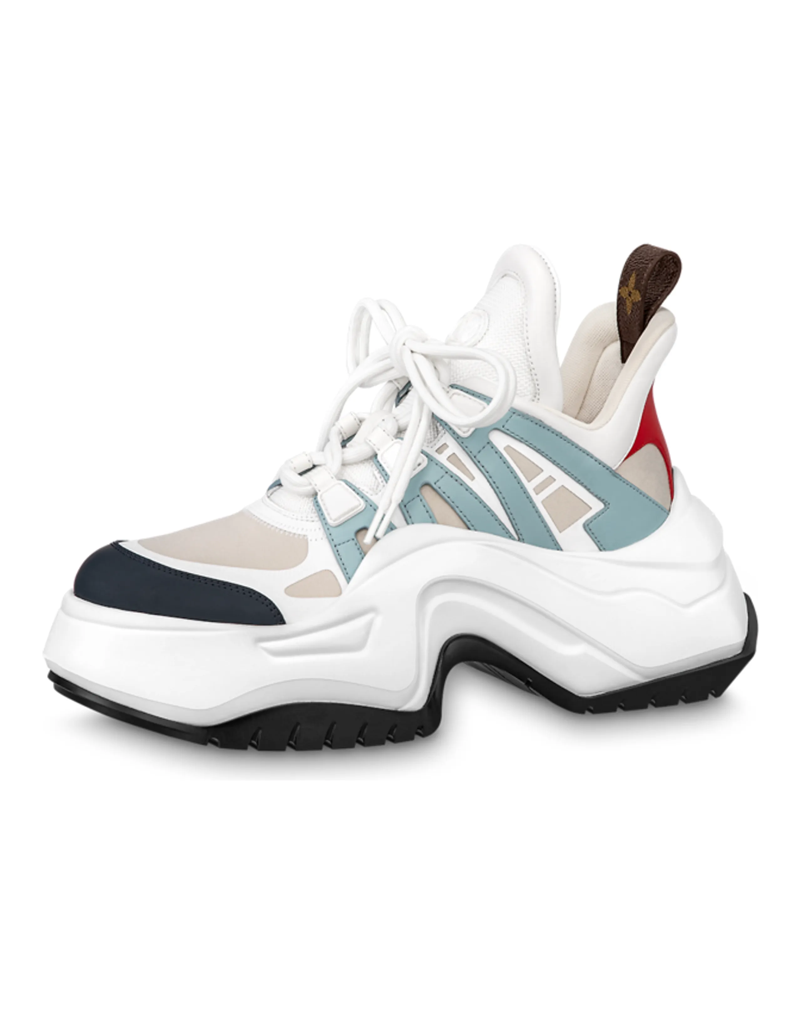 LOUIS VUITTON Archlight 2.0 Platform Sneakers 'White Beige Blue' Women's