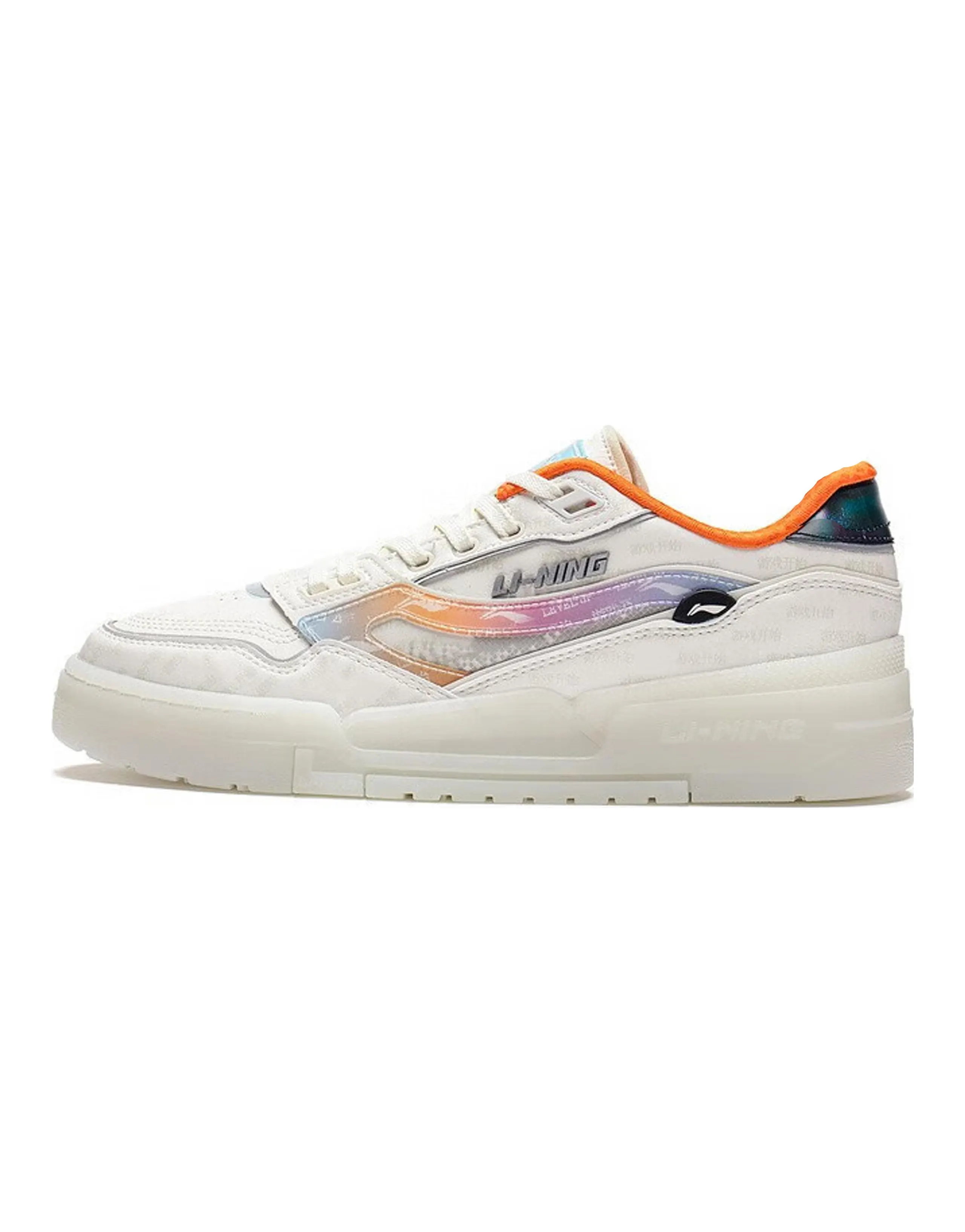 LiNing 001 BTC Btc Prm Durable Breathable Low-Top Skateboard Shoes White