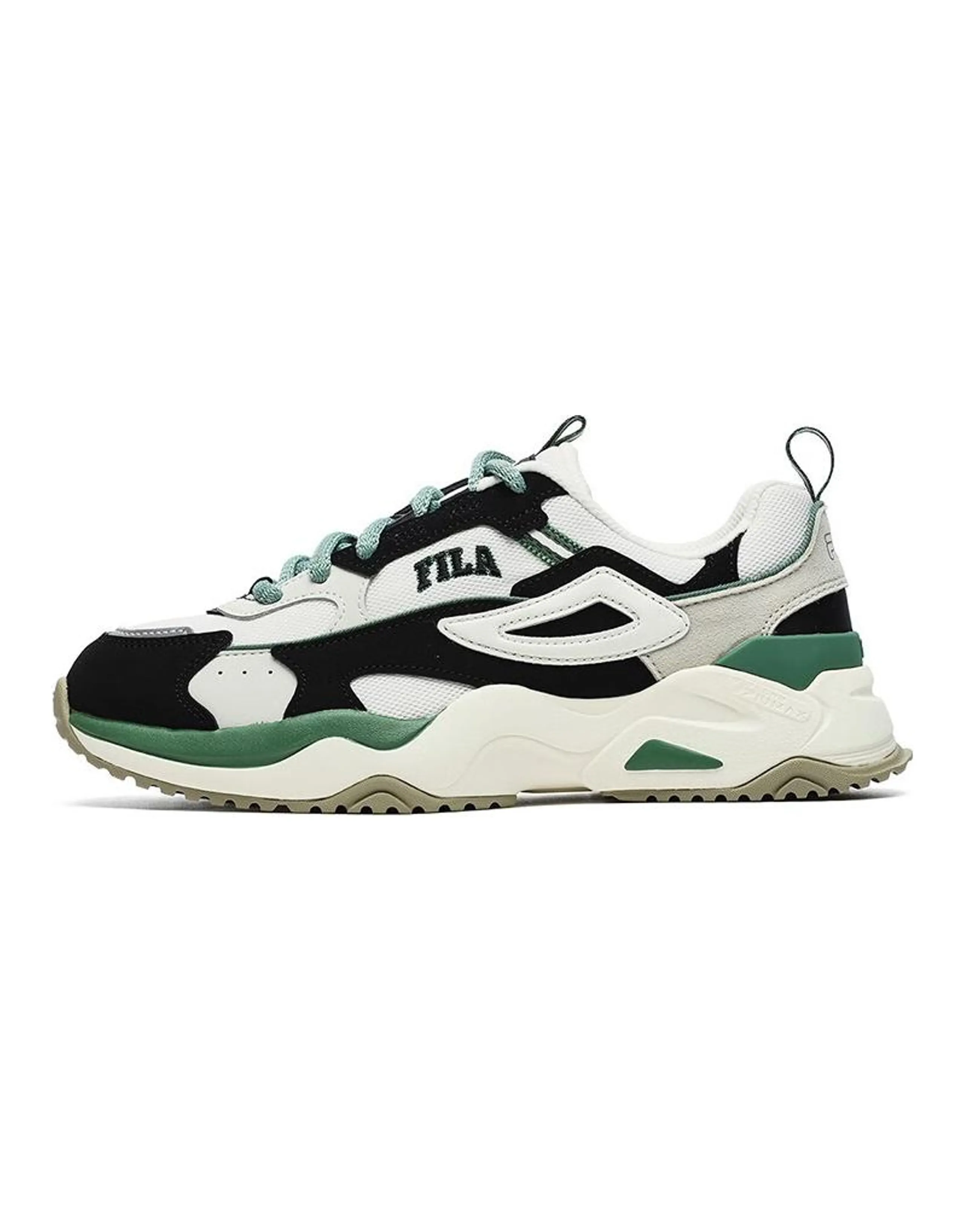 FILA Rayflide Athletic Shoes 'Black White Green' Women's