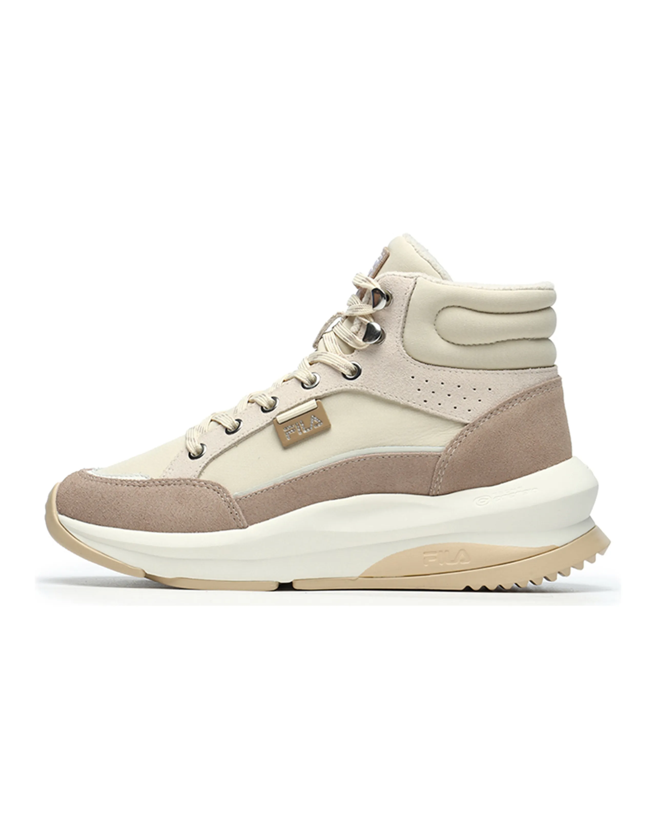 FILA Casual Boots 'Cream White Pink' Women's