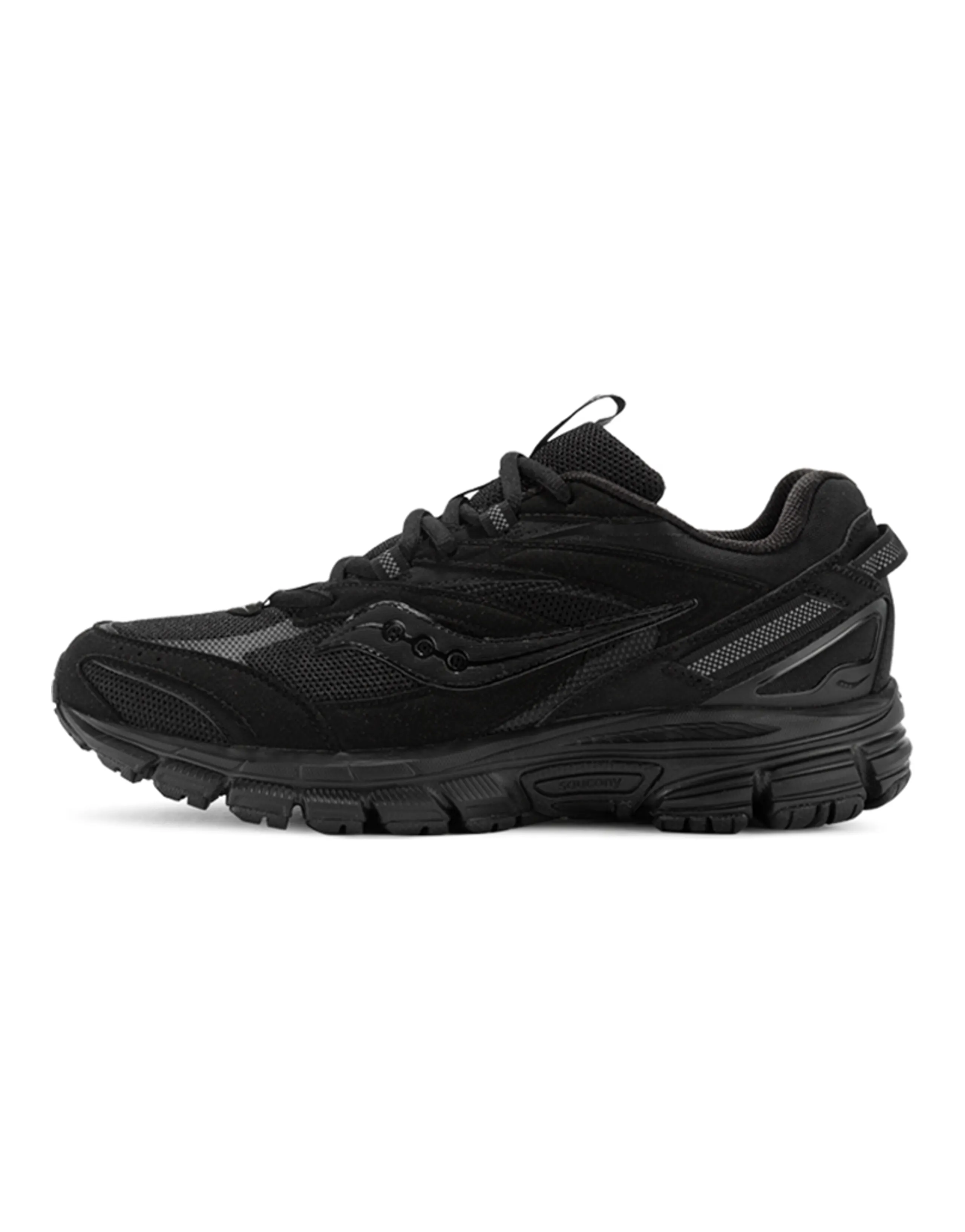 Saucony Cohesion 2K Casual Cushioned Wear-Resistant Waterproof Slip-Resistant Low-Top Running Shoes Unisex Black