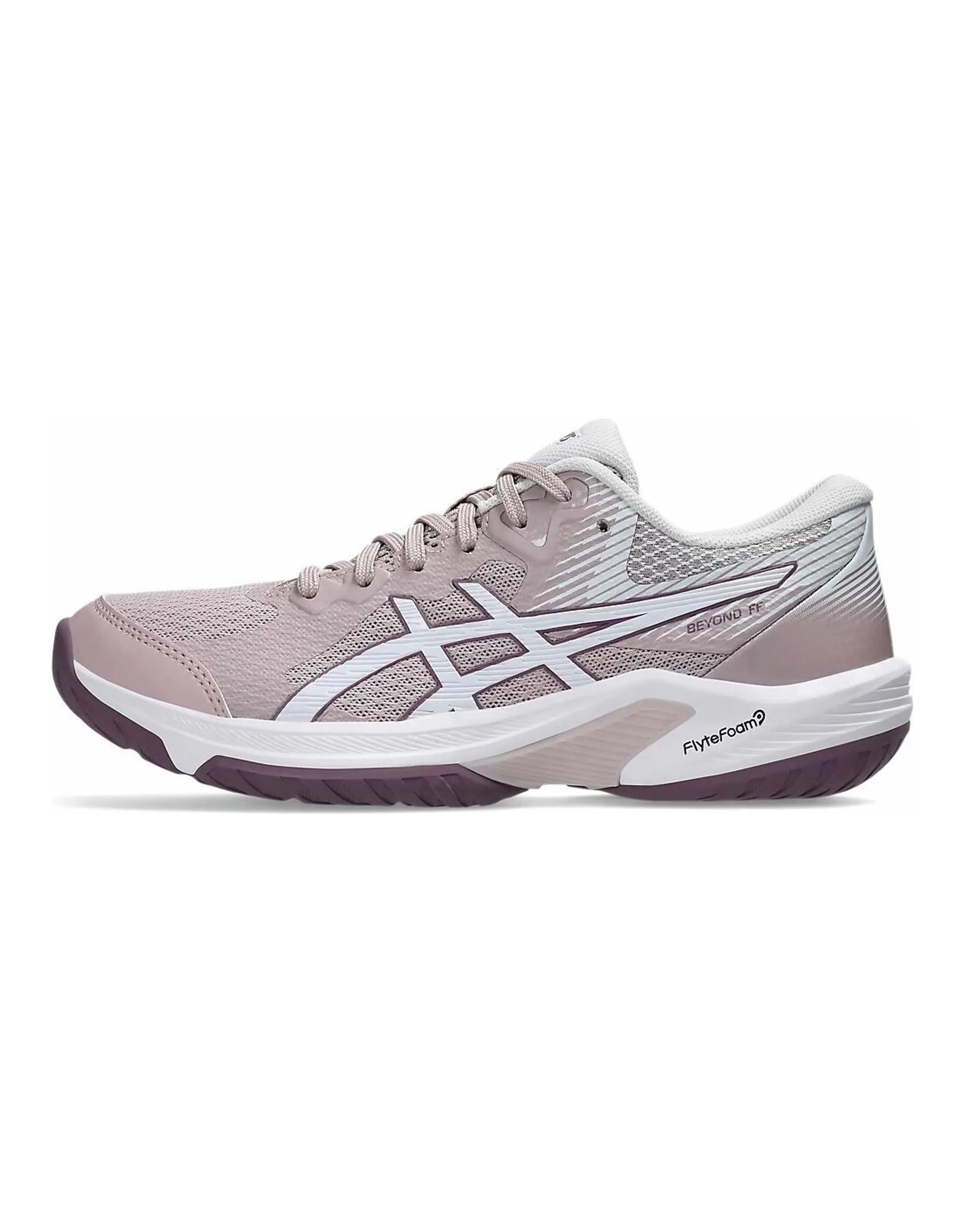 Asics Anti-Slip Wear-Resistant Low-Top Badminton Shoes Women's Pink White
