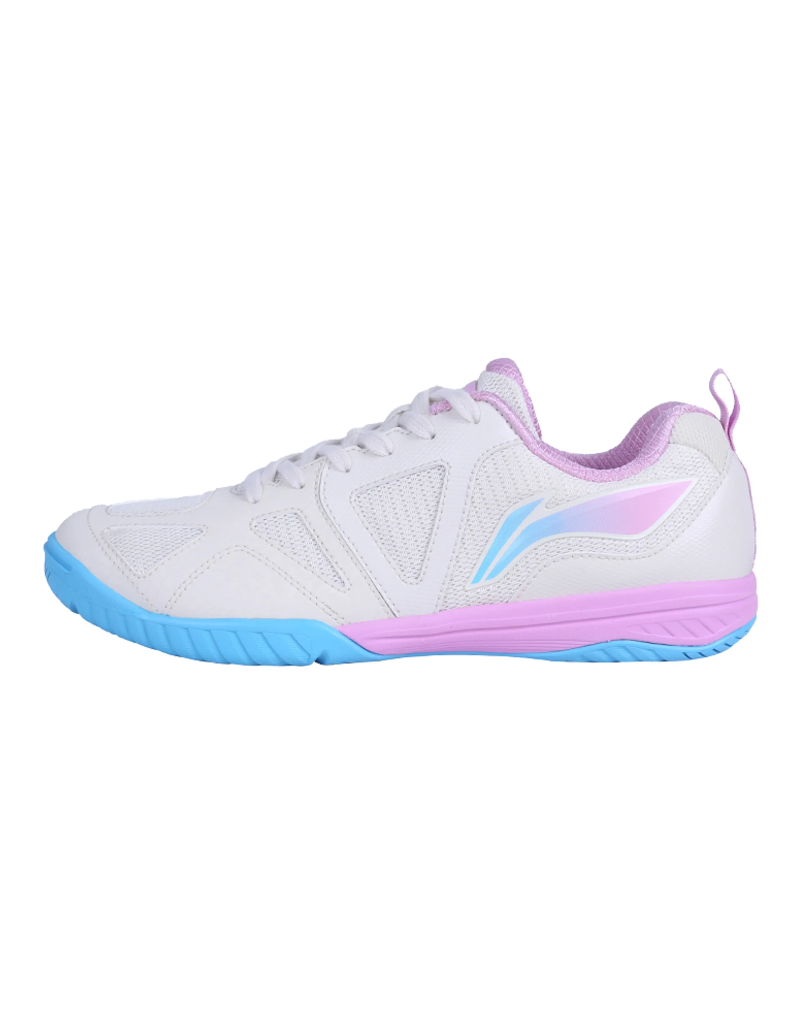 LiNing Cushioning Anti-Slip And Wear-Resistant Low-Top Training Shoes Unisex White Blue