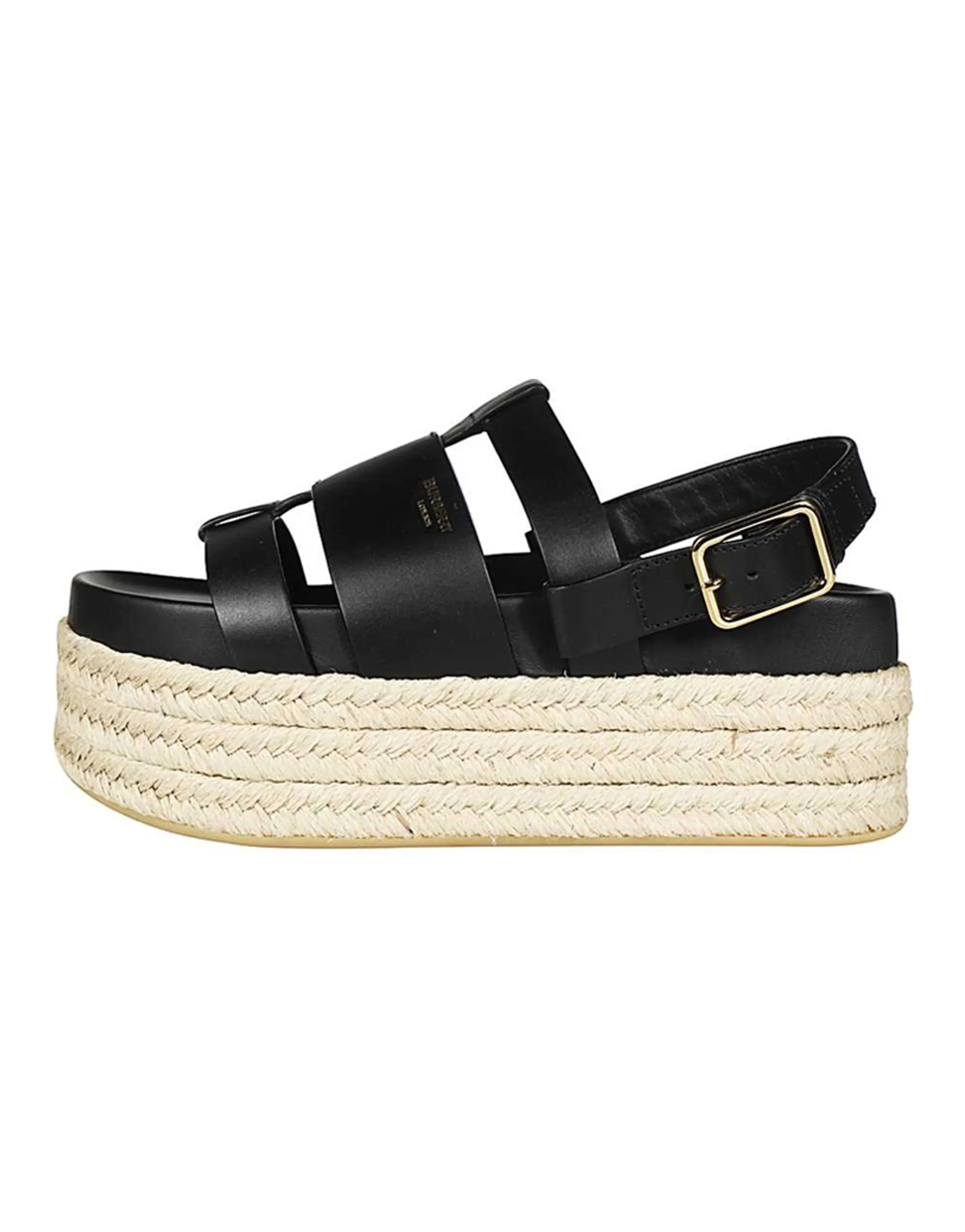 Burberry Beach Sandals Women's Black