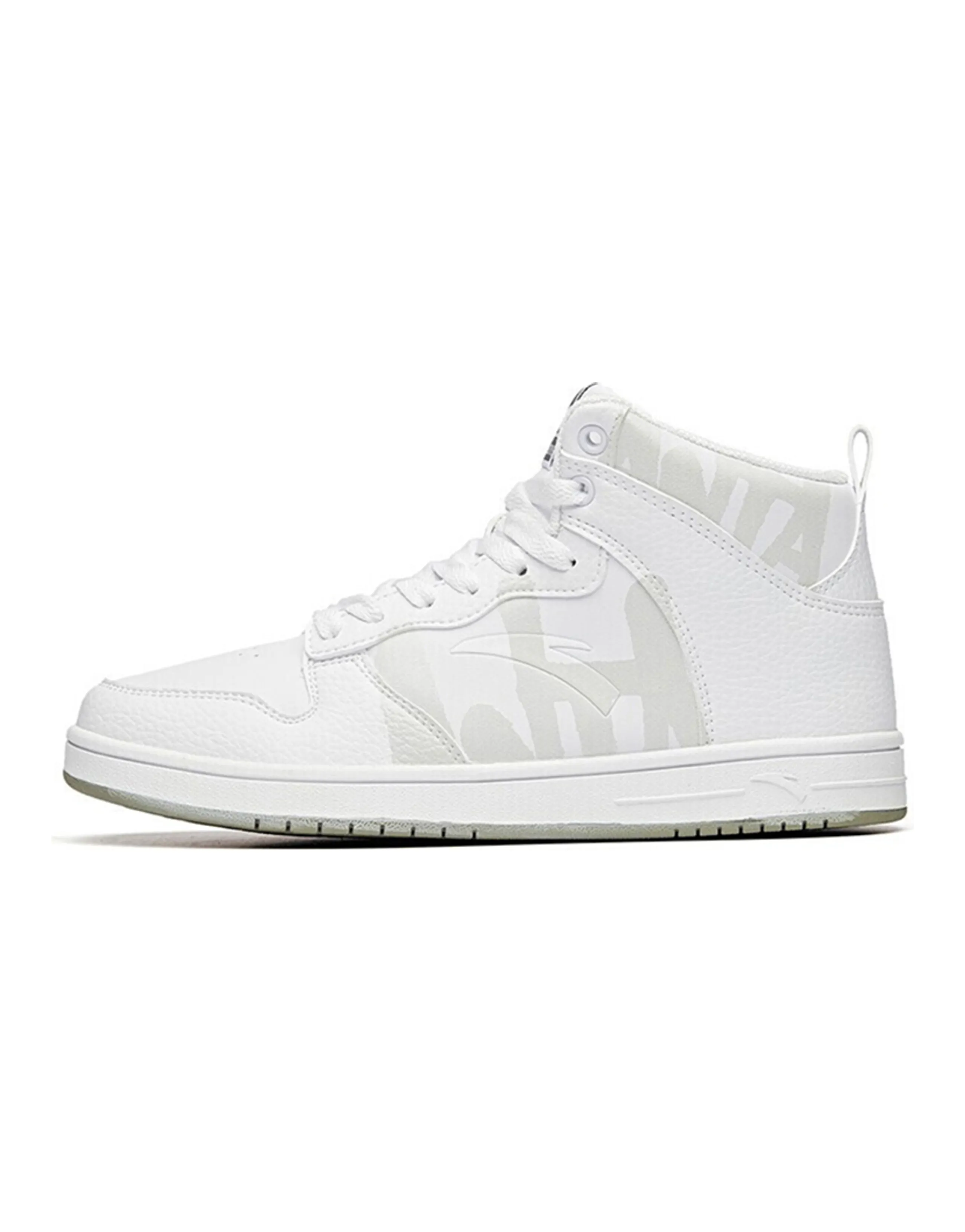 Anta Anti-Slip Cushioned Wear-Resistant Low-Top Sneakers Women's White Gray