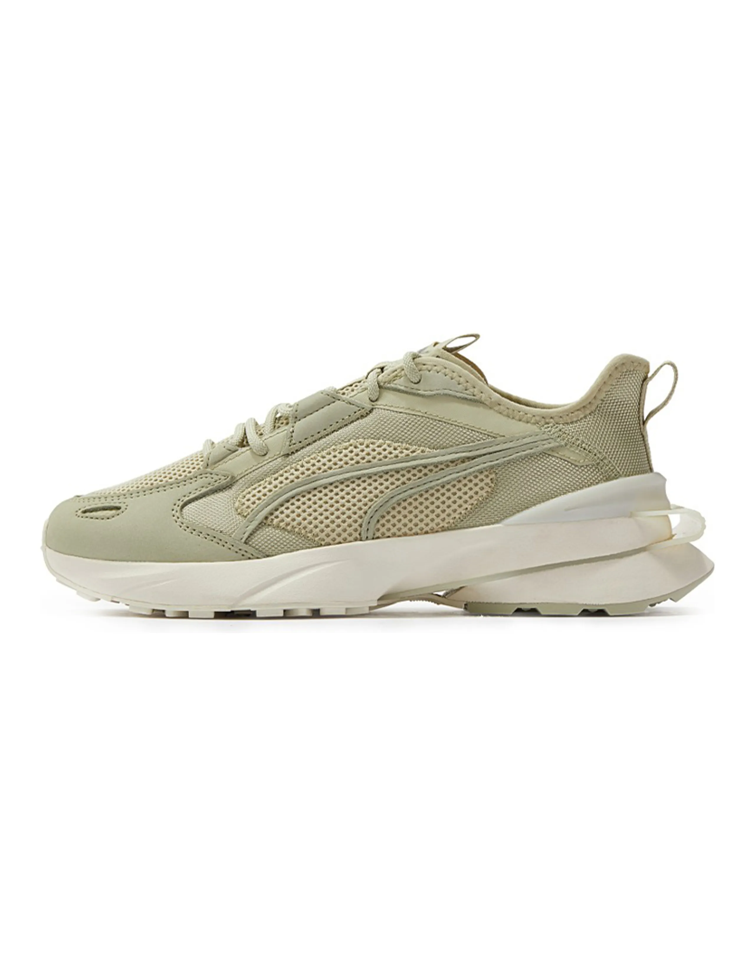 PUMA Pwrframe Op 1 Lth Athleisure Casual Sports Shoe Unisex Green