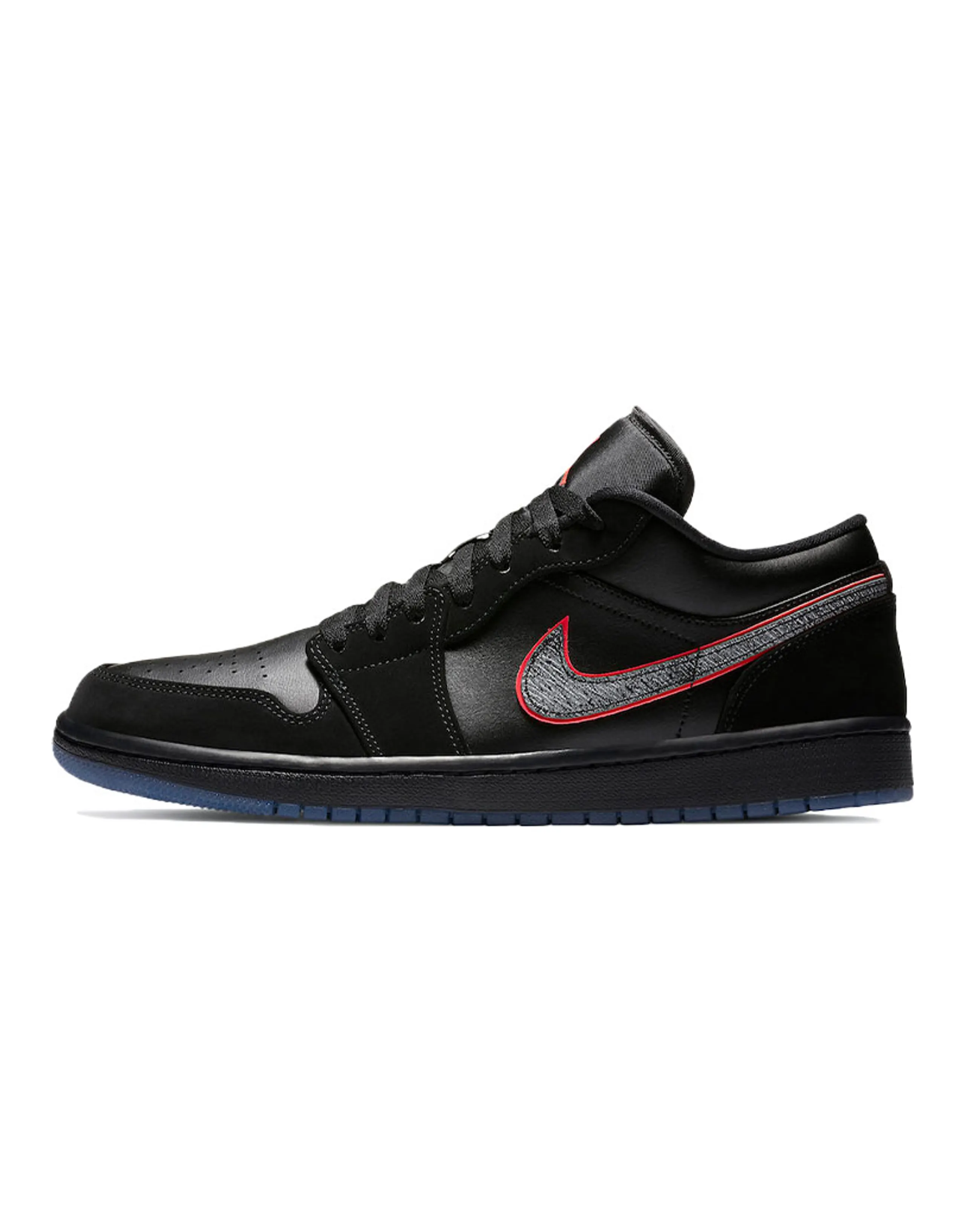 JORDAN 1 Low Black Red Orbit