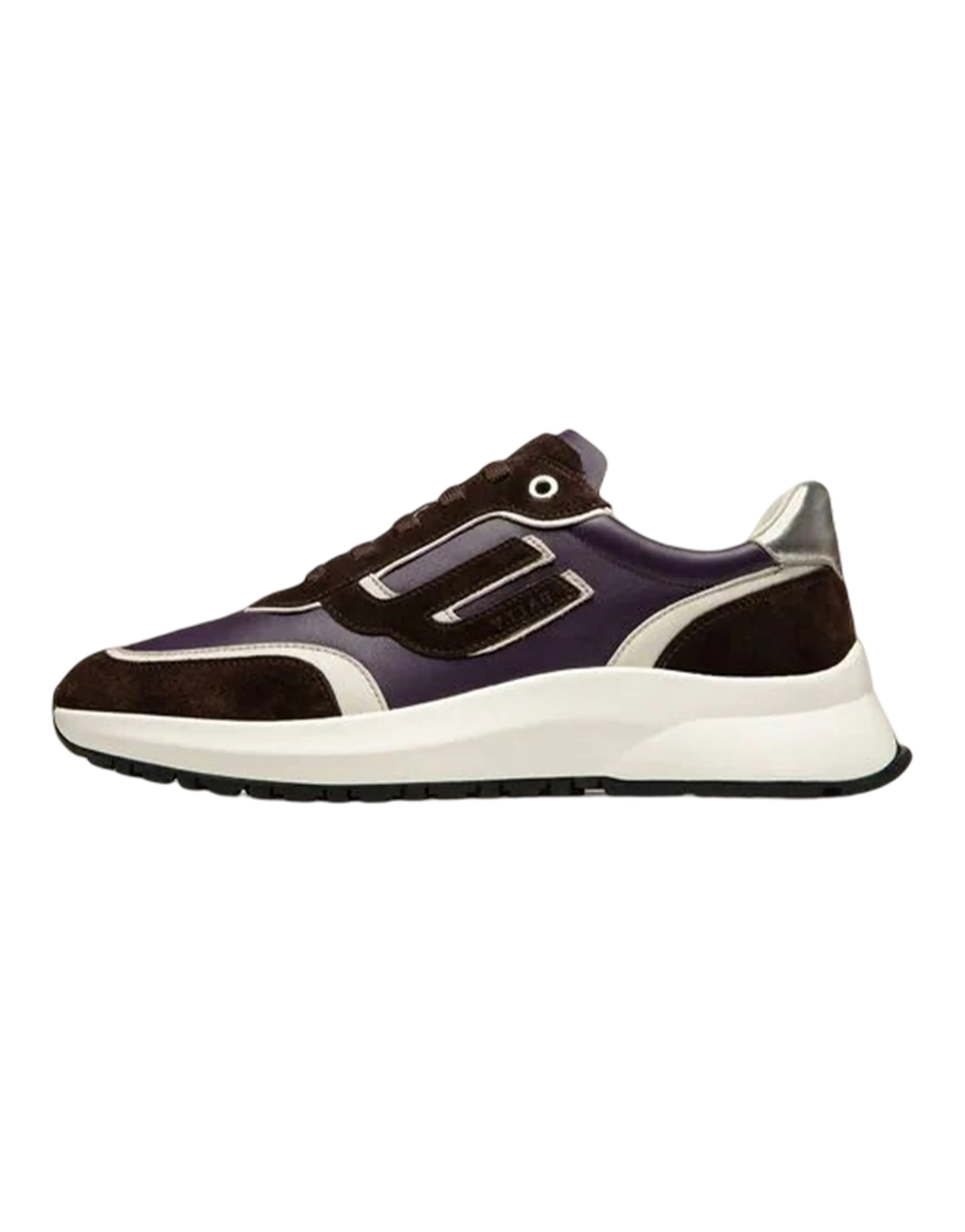 BALLY Demmy Casual Shoes Women's Low-Top Brown/Purple