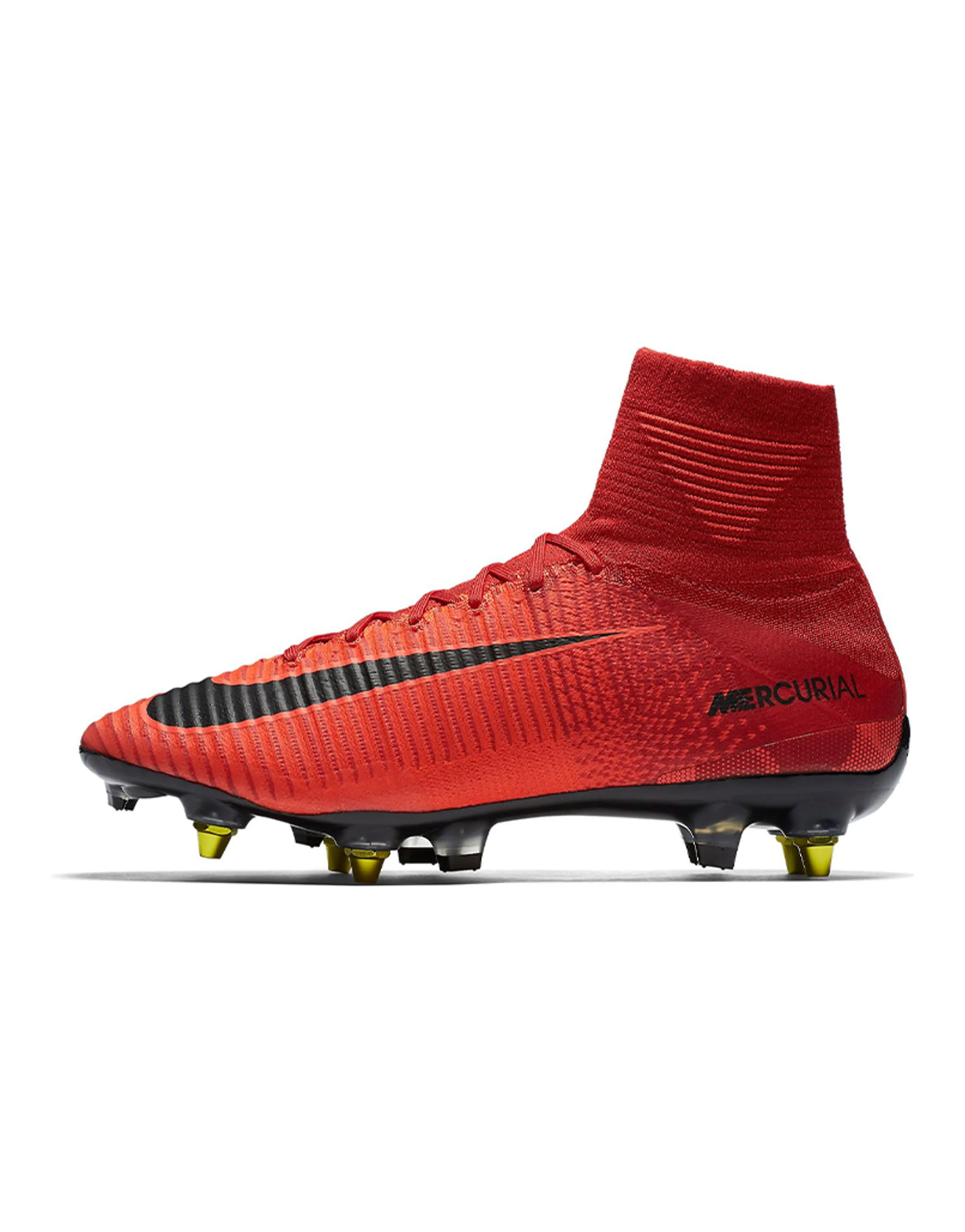 Nike Mercurial Superfly 5 Soccer Shoes Men Mid-Top Red/Black
