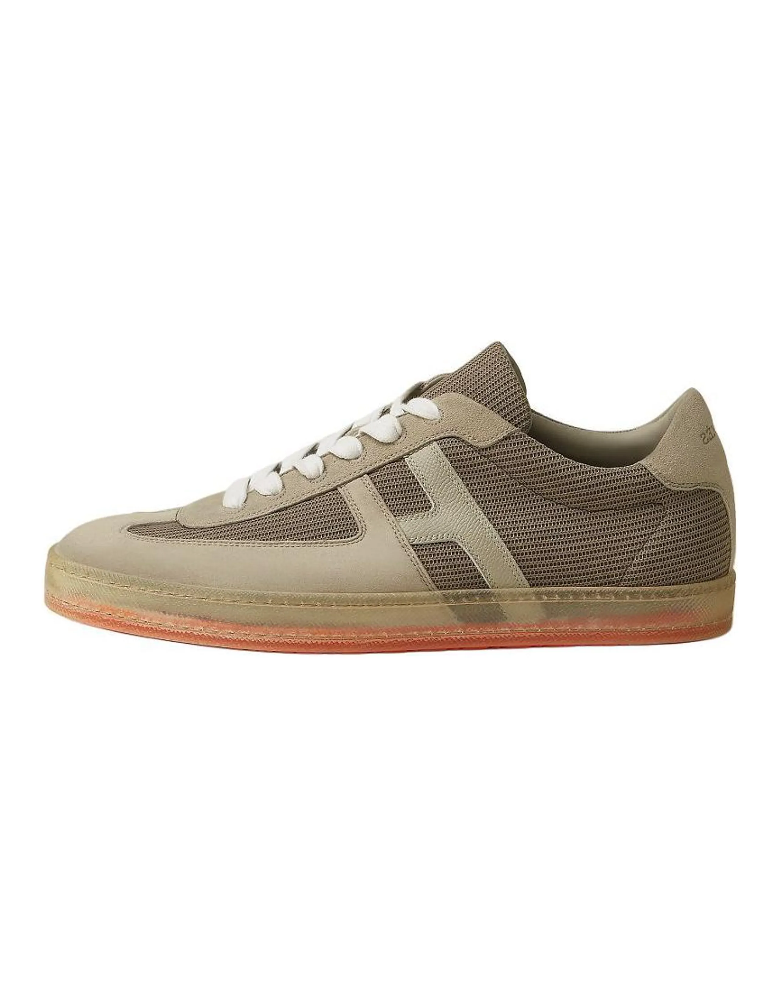 HERMES Boomerang Low-Top Skateboard Shoes Men's Gray