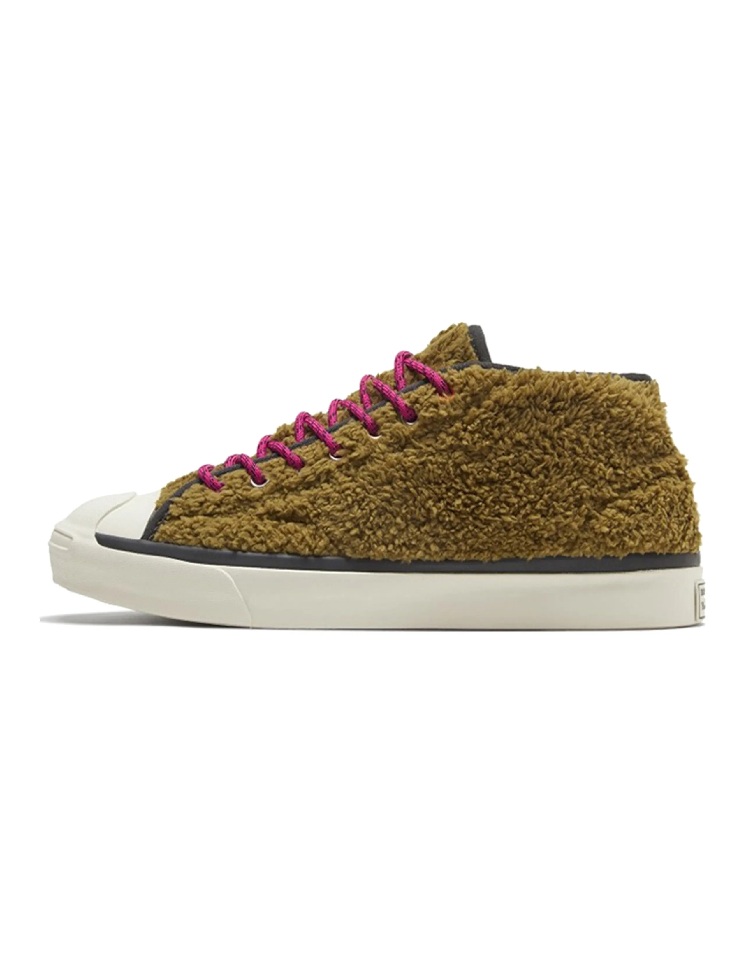 Converse Jack Purcell Mid Retro Sherpa Dark Moss
