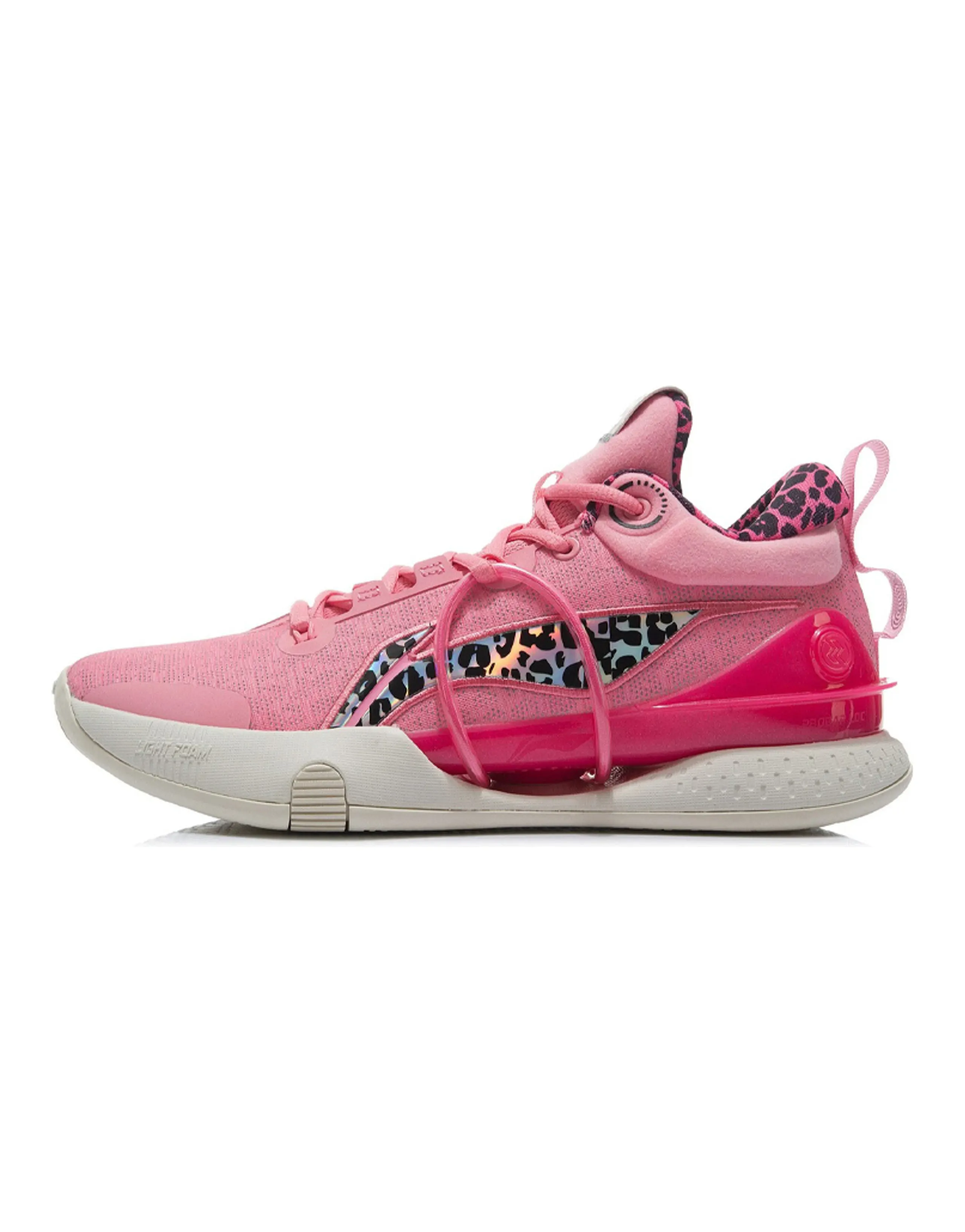 LiNing Speed 8 Premium Cushioning Anti Slip And Wear Resistant Coverage Low Top Basketball Shoes Men's Geranium Pink