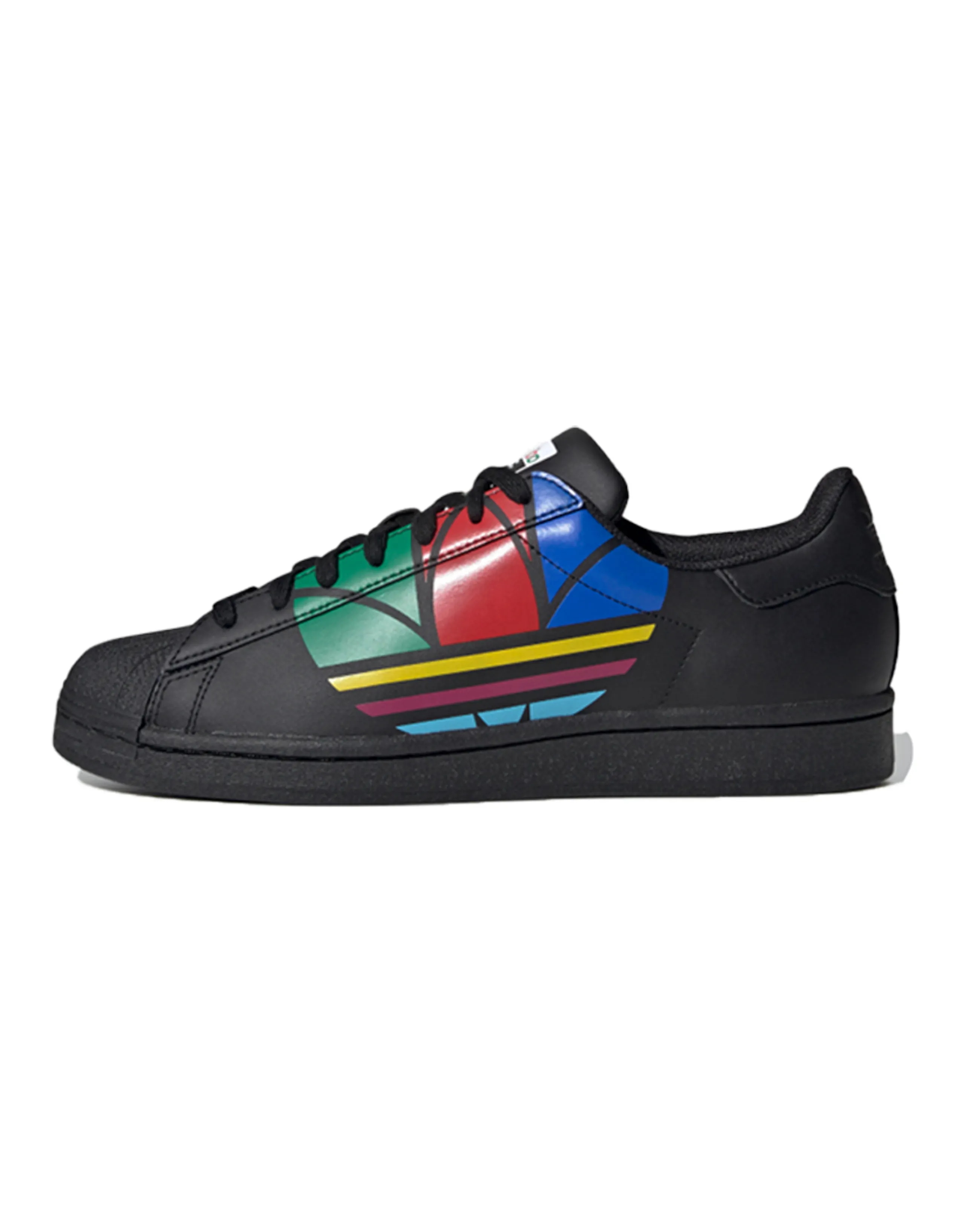 Adidas Superstar Pure 'Colorful Trefoil   Core Black'