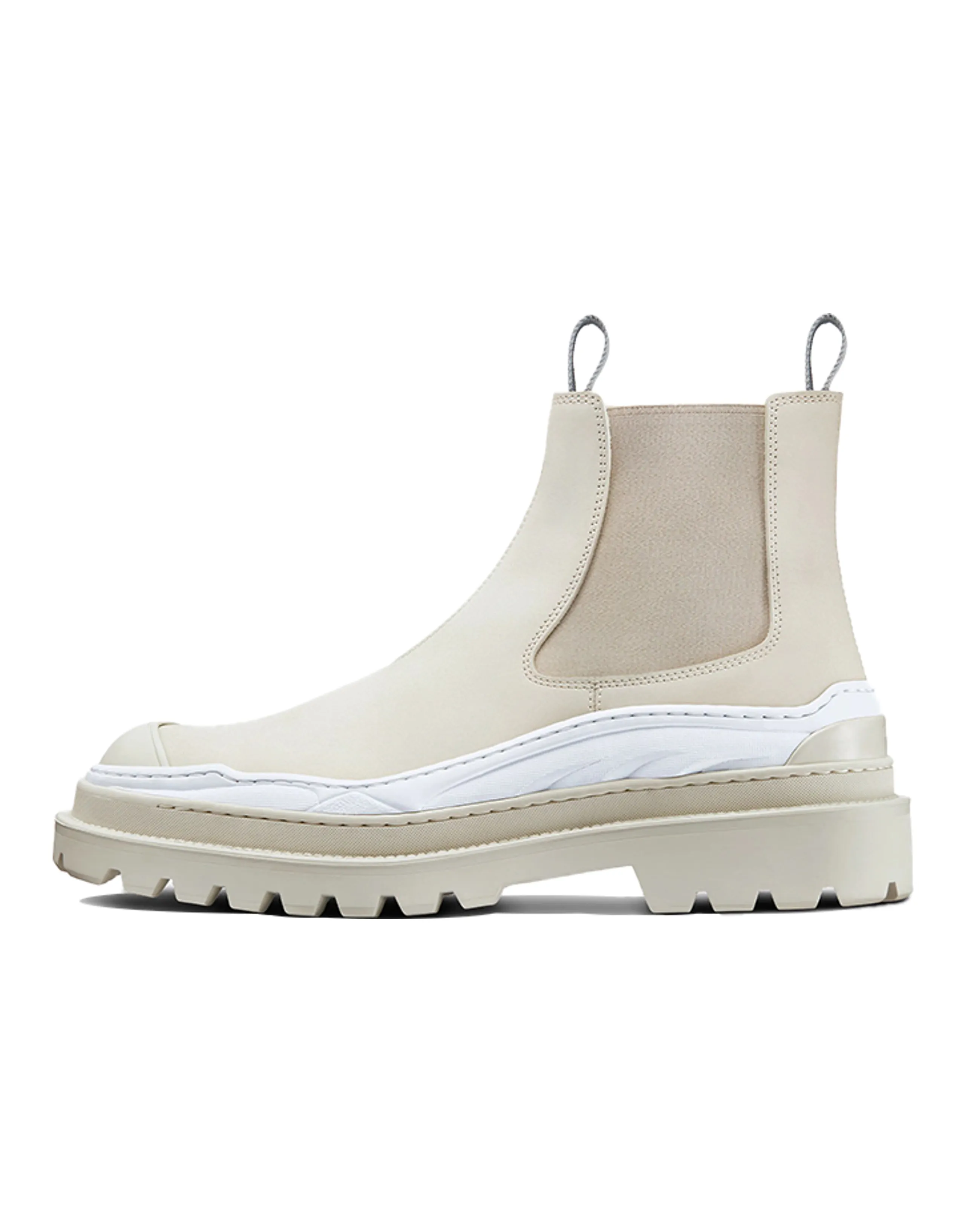 Sacai x DIOR And Sacai Chelsea Boots Men's Ecru