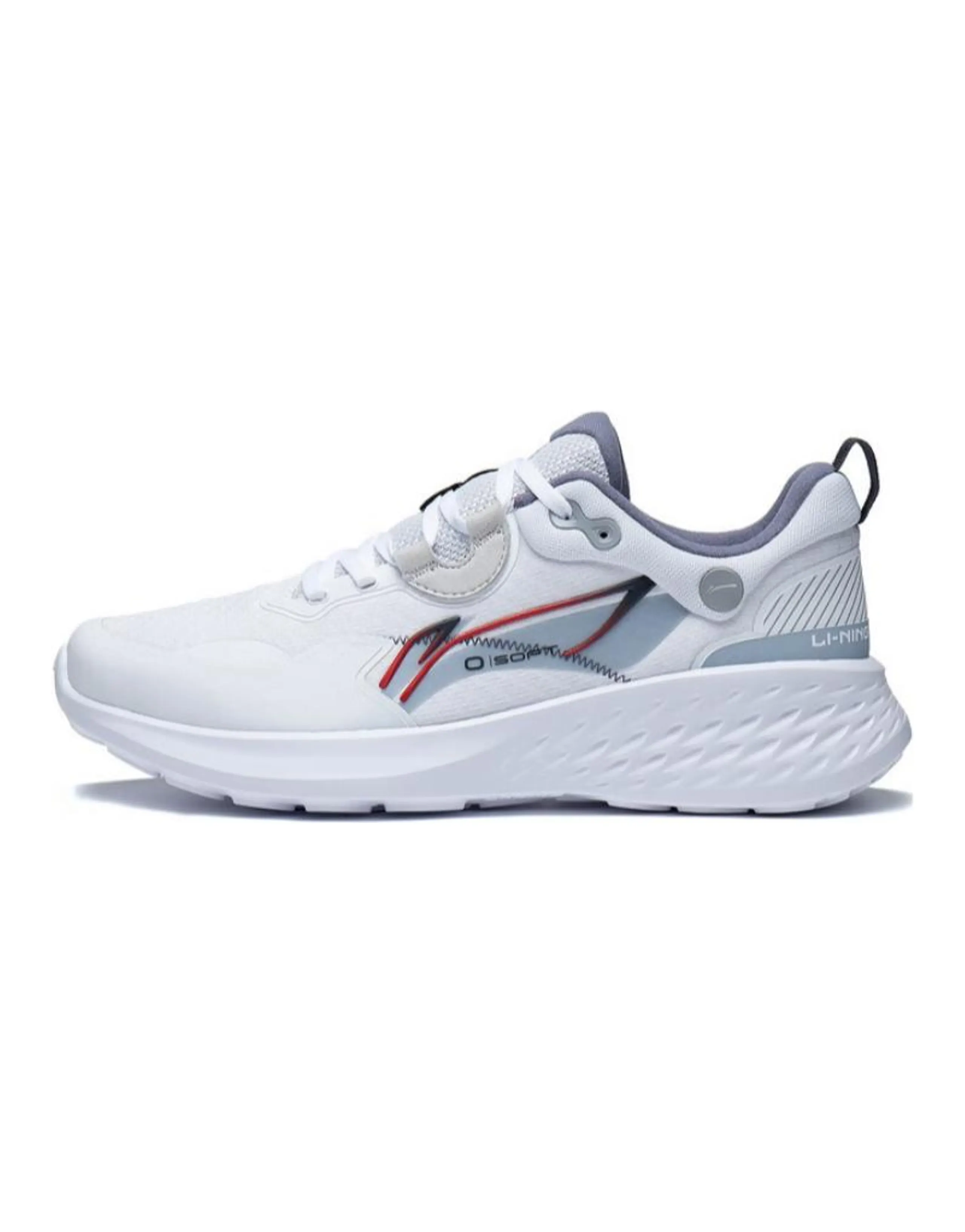 LiNing Soft Element Durable Breathable Low-Top Sports Casual Shoes White