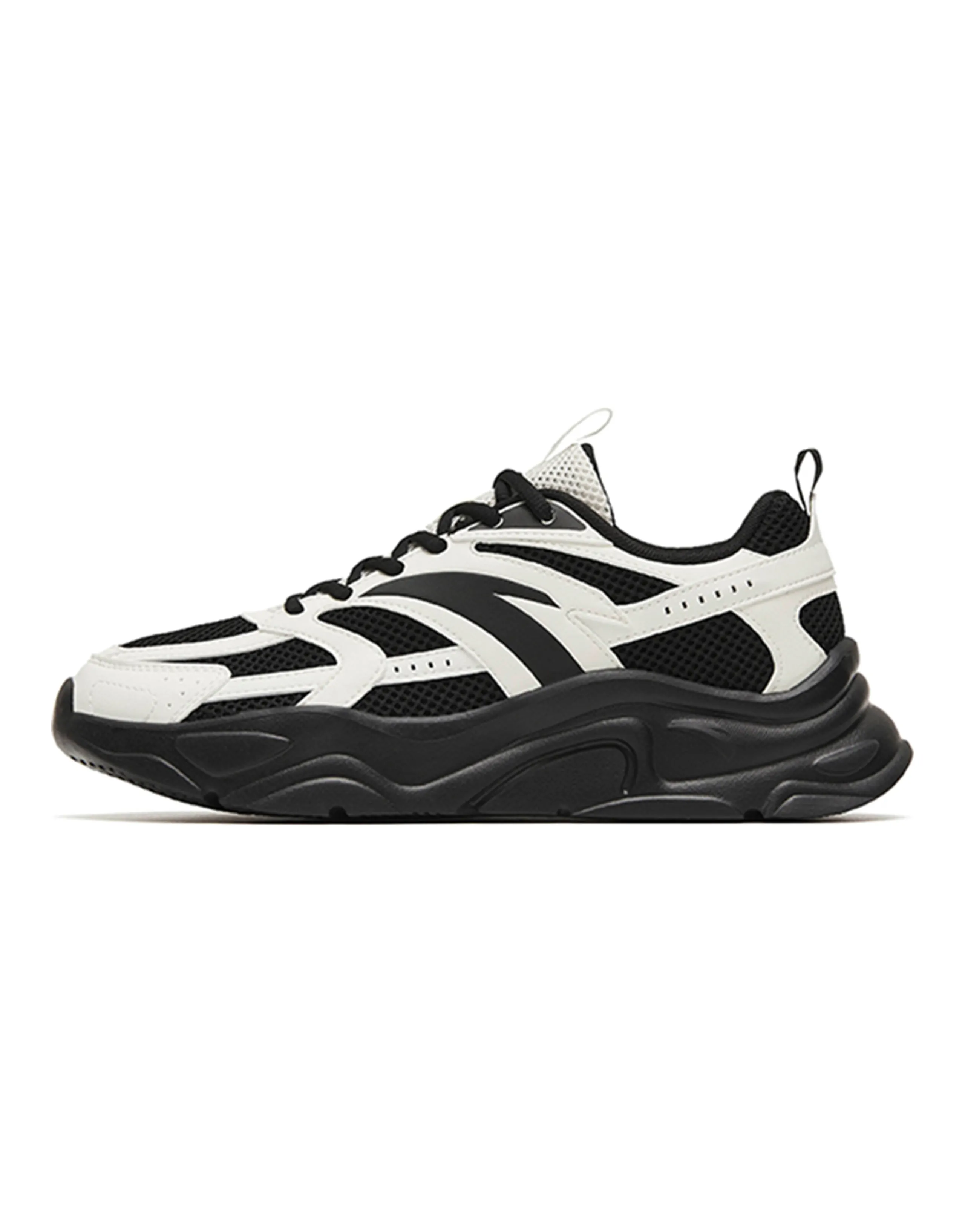 Anta Life Collection Low-Top Casual Shoes Women's Black White
