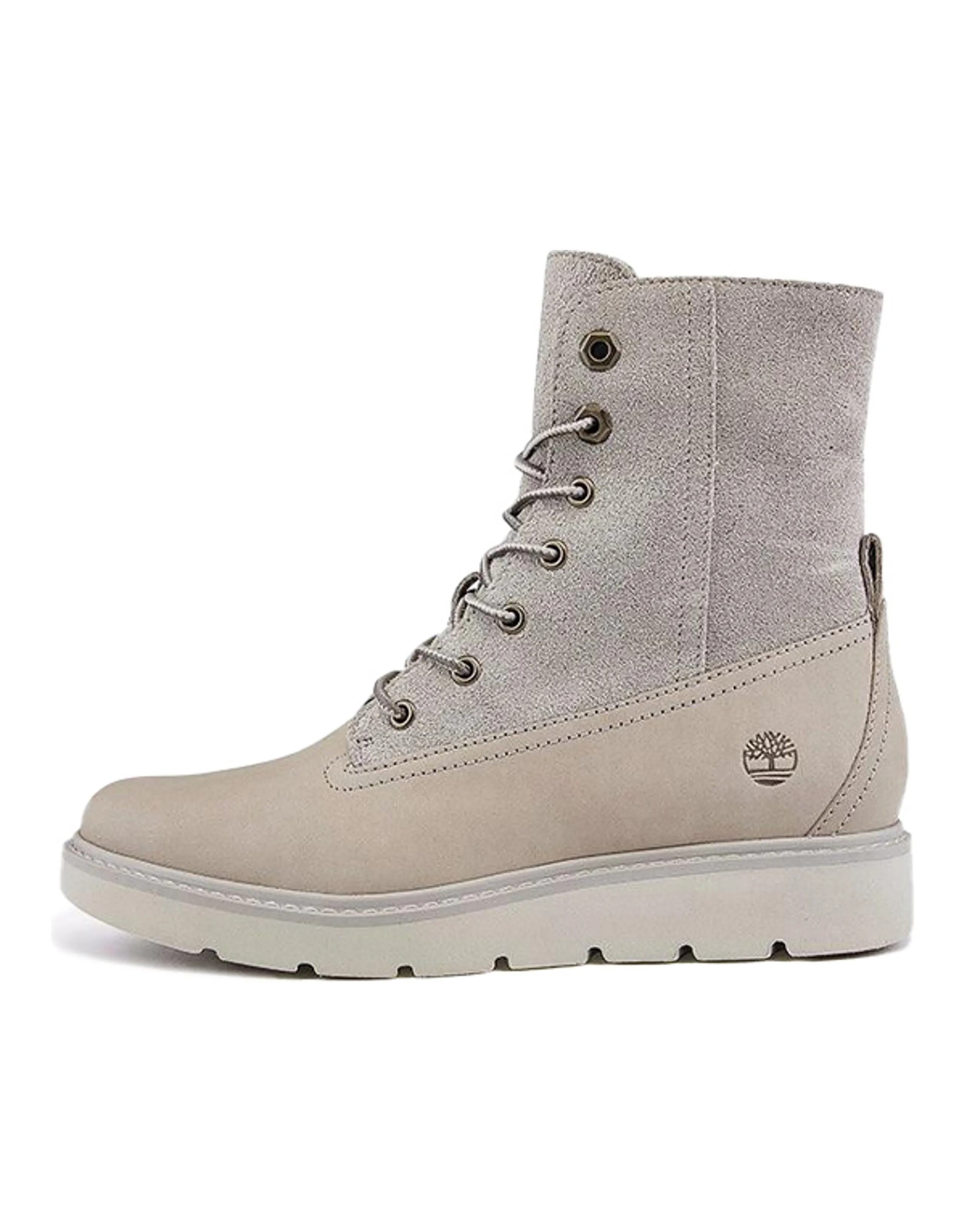 Timberland Auth Teddy Fleece Wide Fit 'Winter White Nubuck' Women's