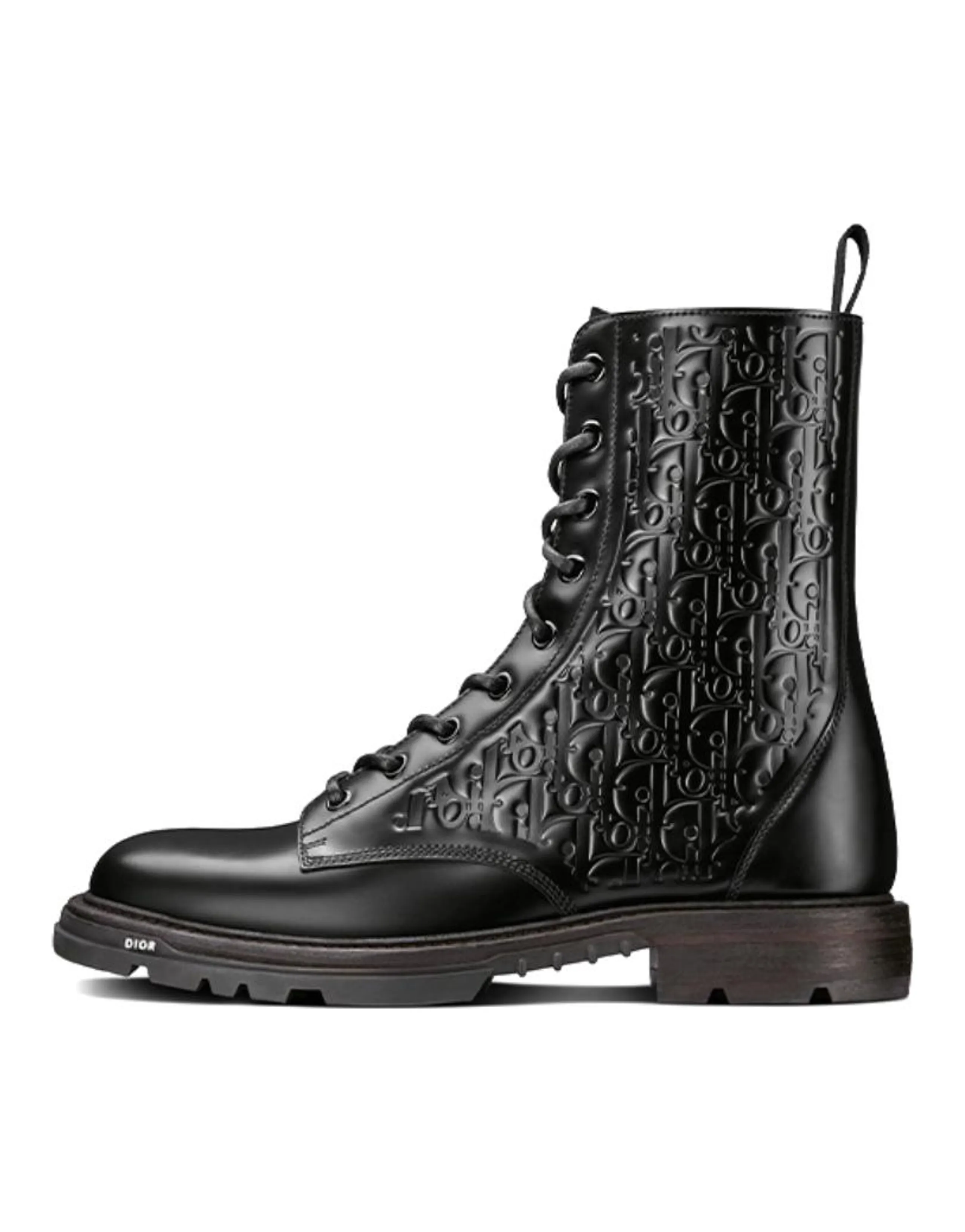 DIOR Explorer 2 Boots Black DIOR Oblique Embossed