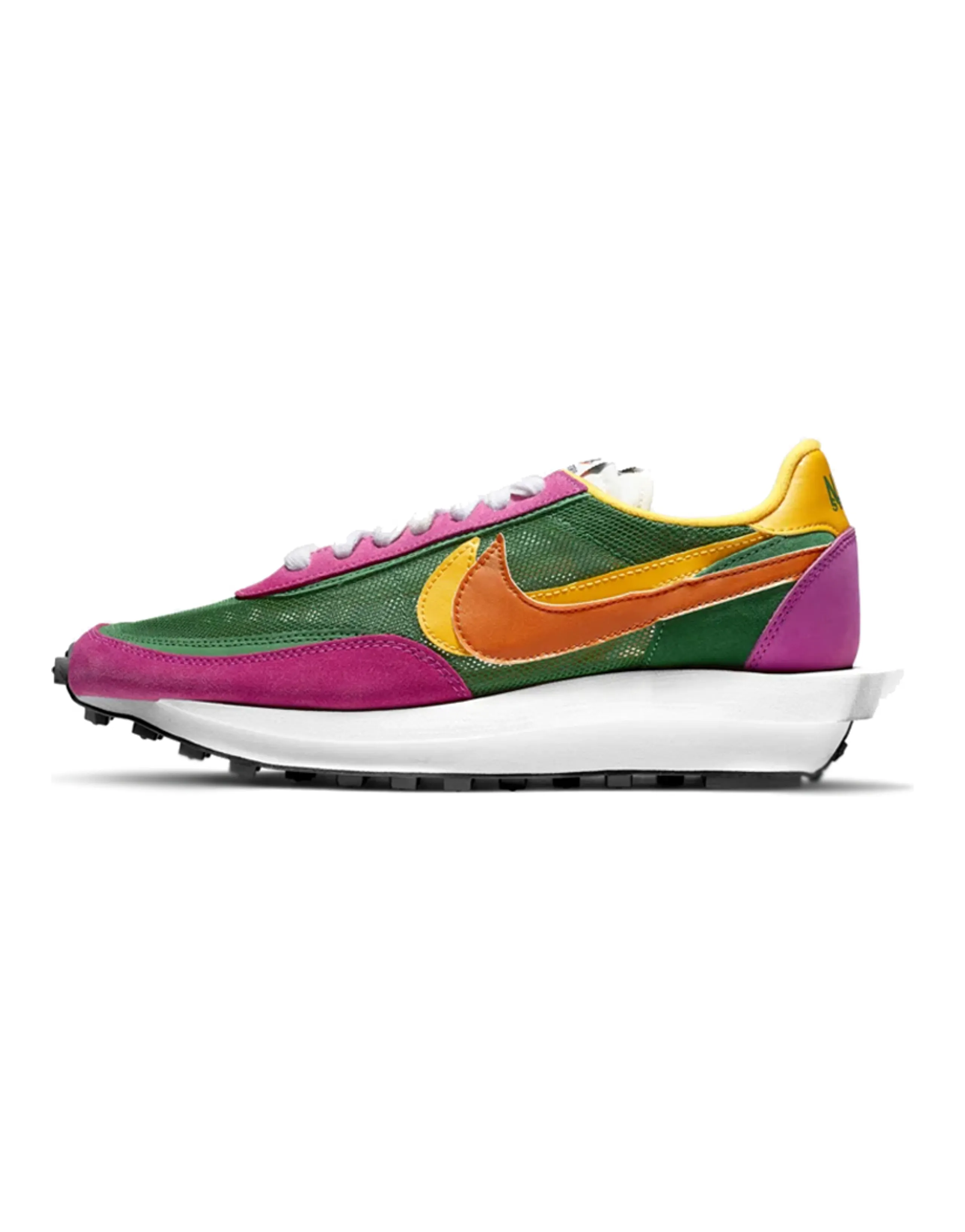 Sacai X Nike Waffle Pine Green