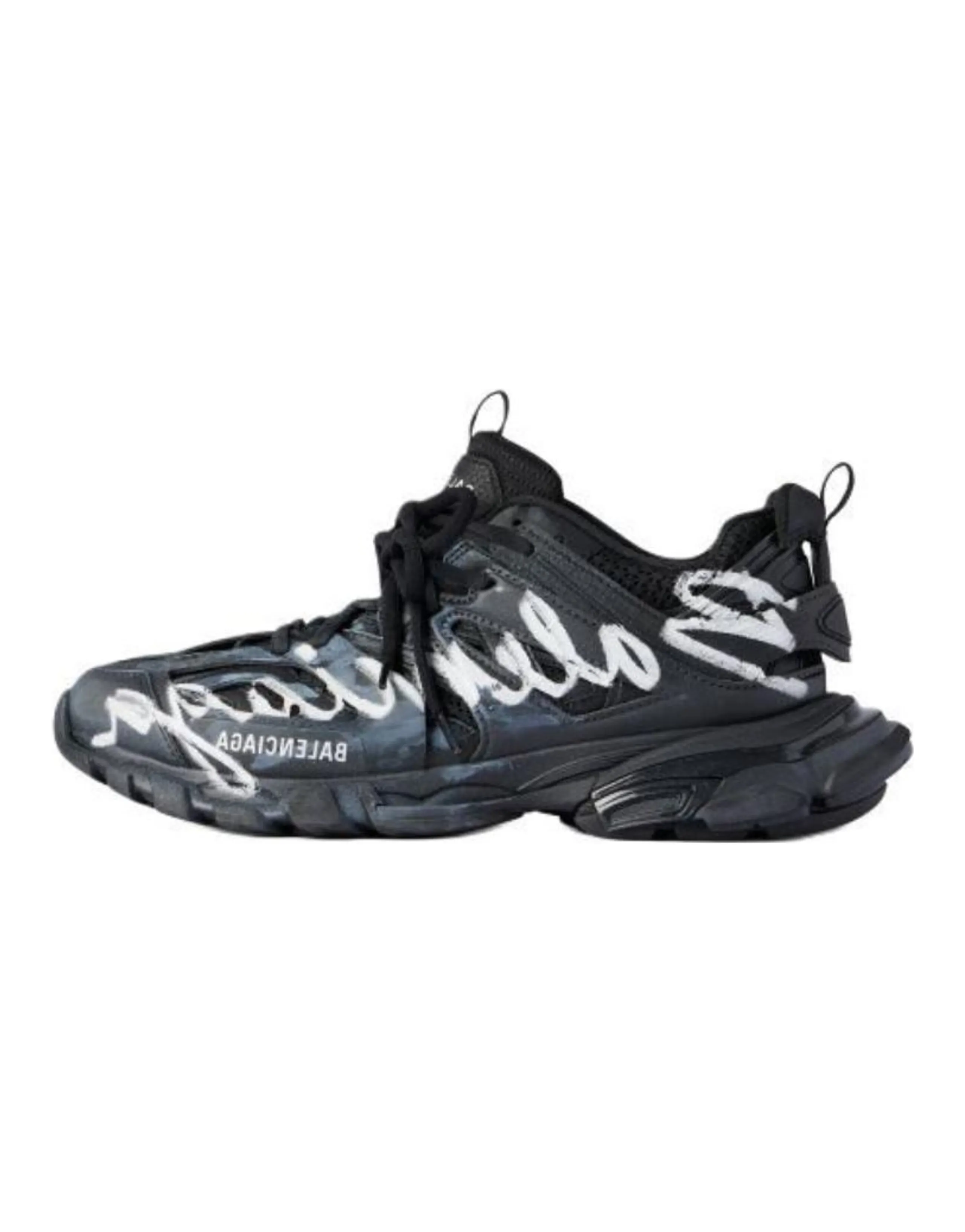 Balenciaga Track Signature Lace-Up Sneakers