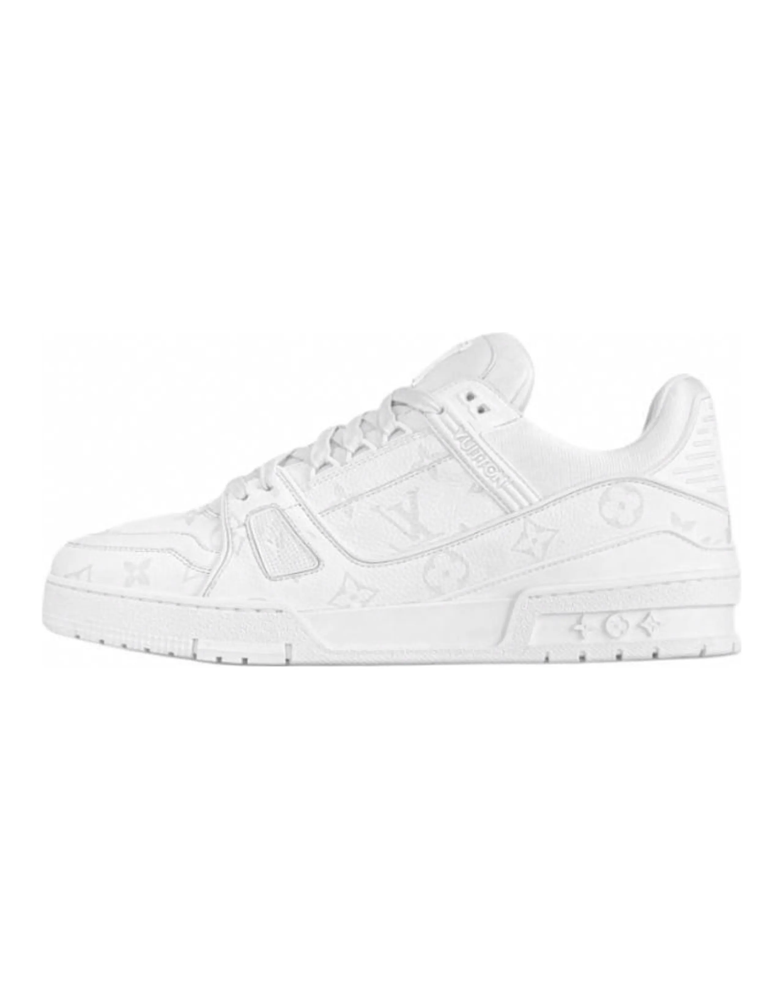 LOUIS VUITTON Trainer 2025 Spring And Summer Men's Collection Low-Top Skateboard Shoes Men's White