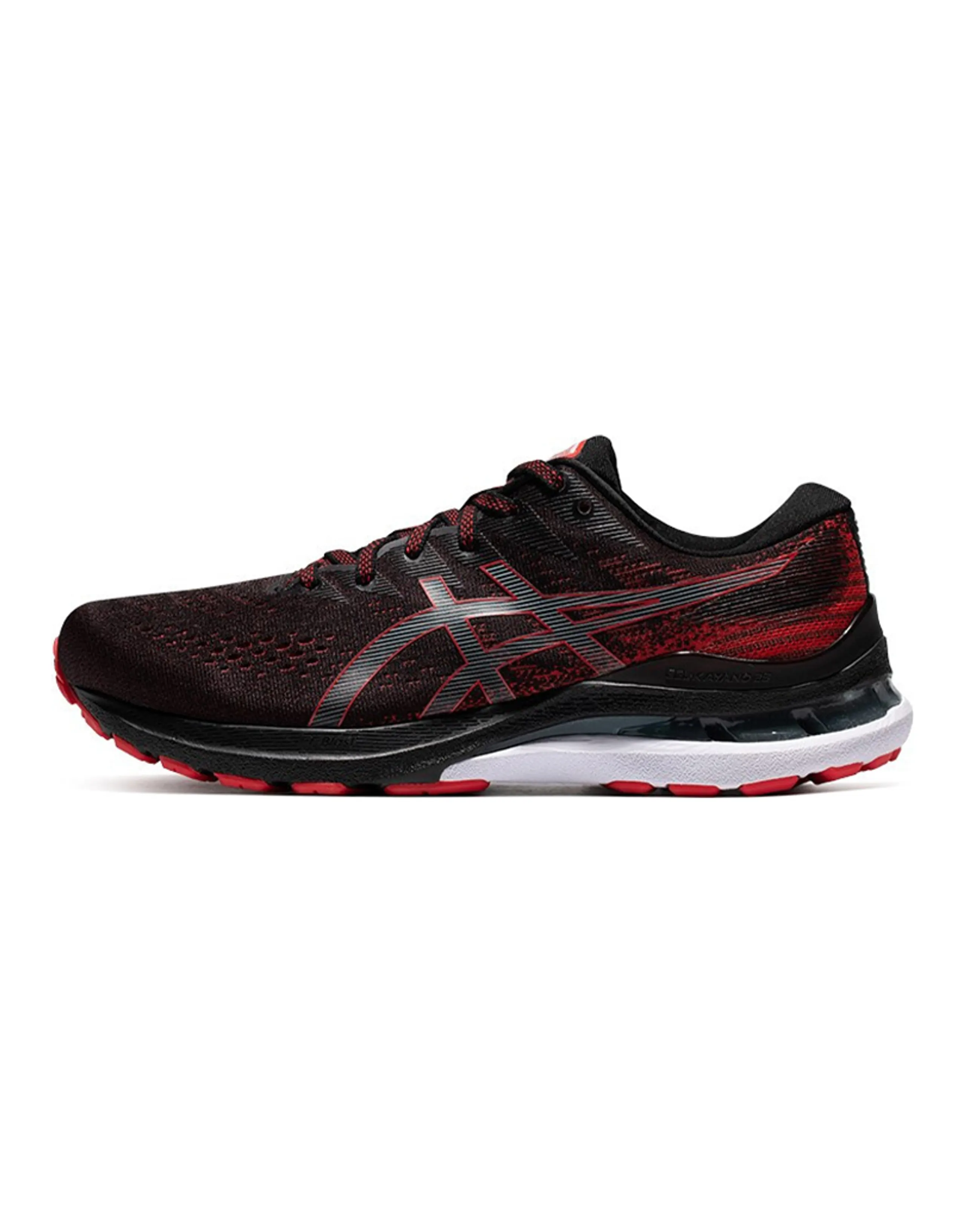 Asics Gel Kayano 28 Black Electric Red White
