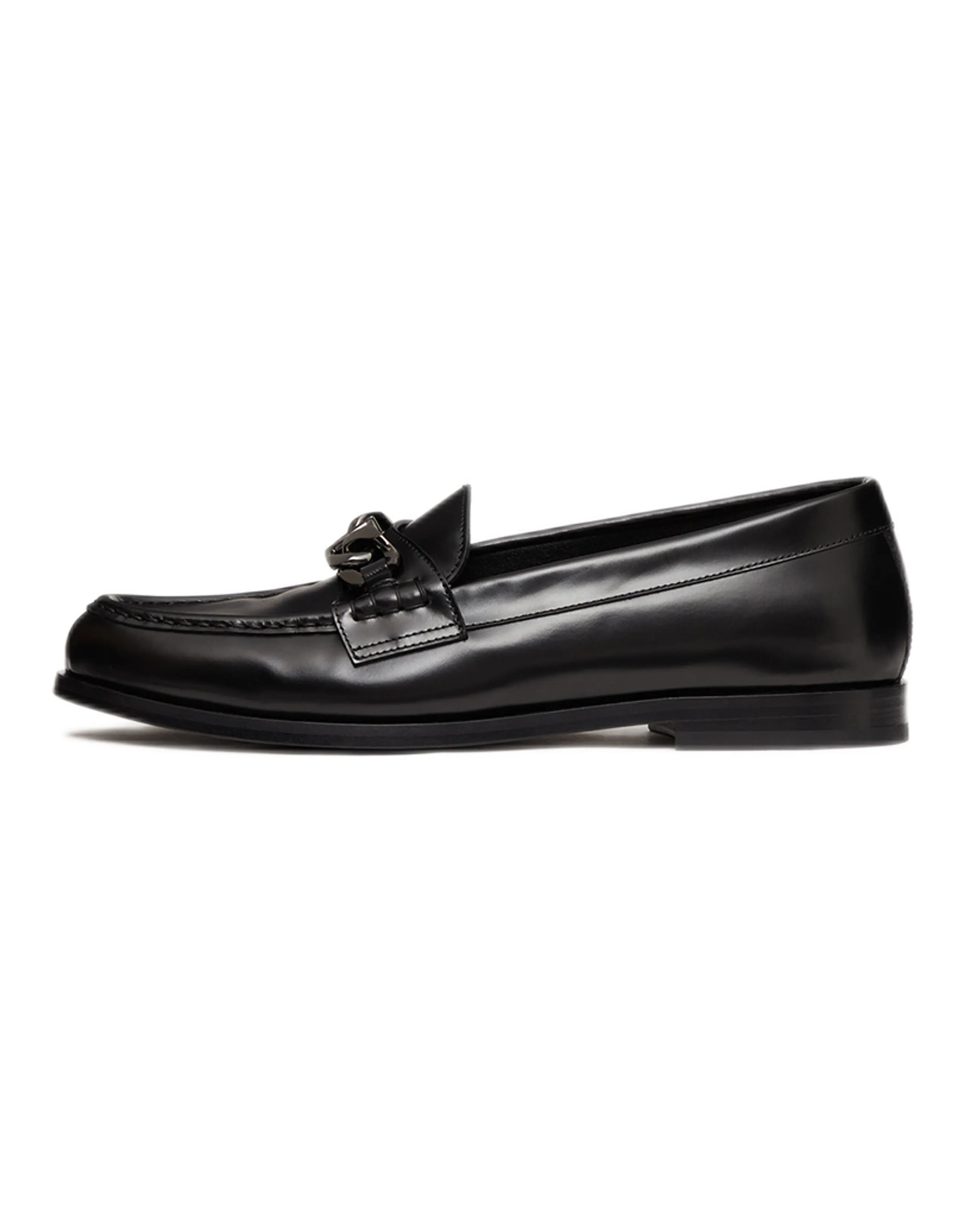 Valentino VLogo Plaque Slip On Loafers