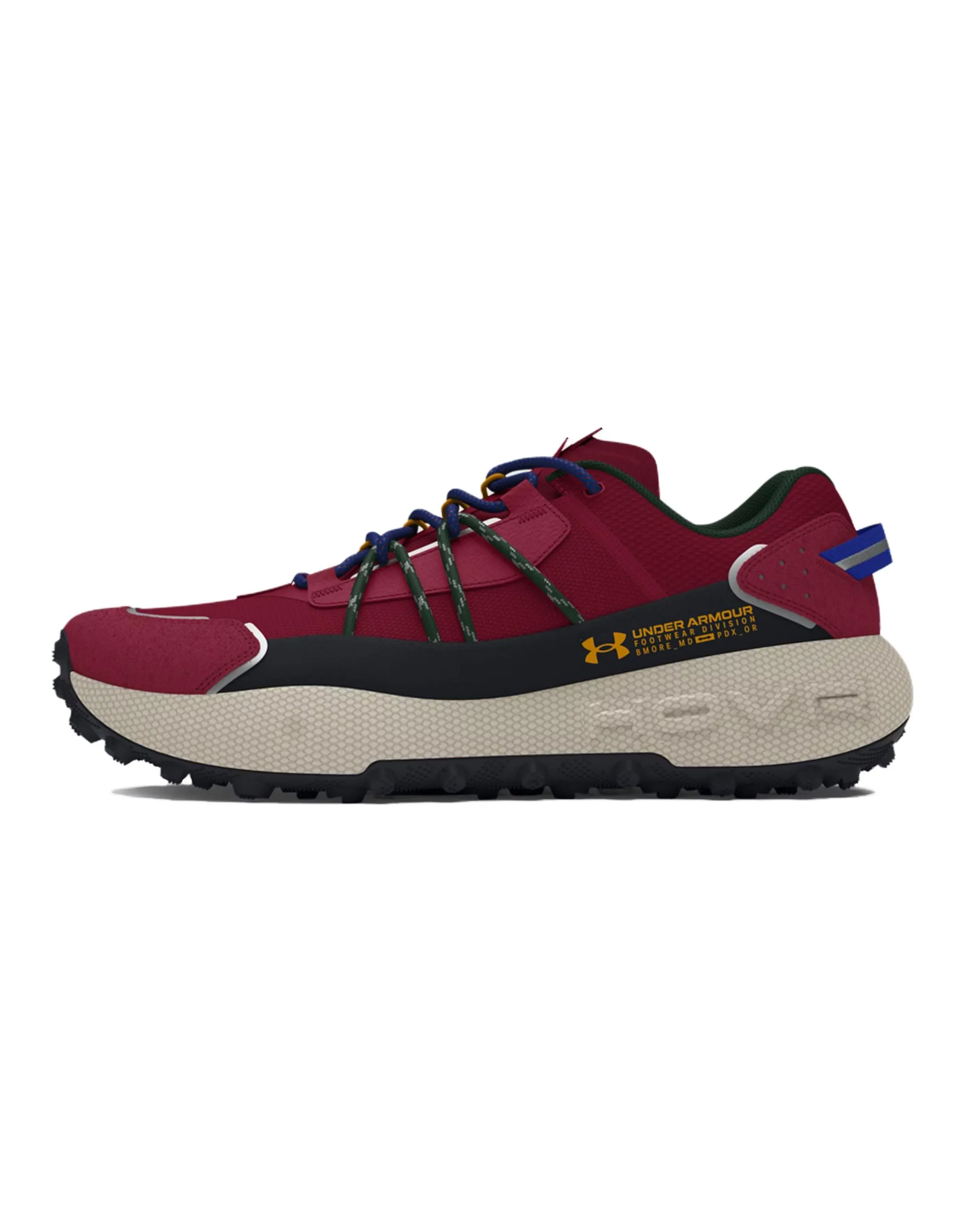 Under Armour VENTURE PRO Anti-Slip Wear-Resistant Low-Top Casual Shoes Unisex Red Black