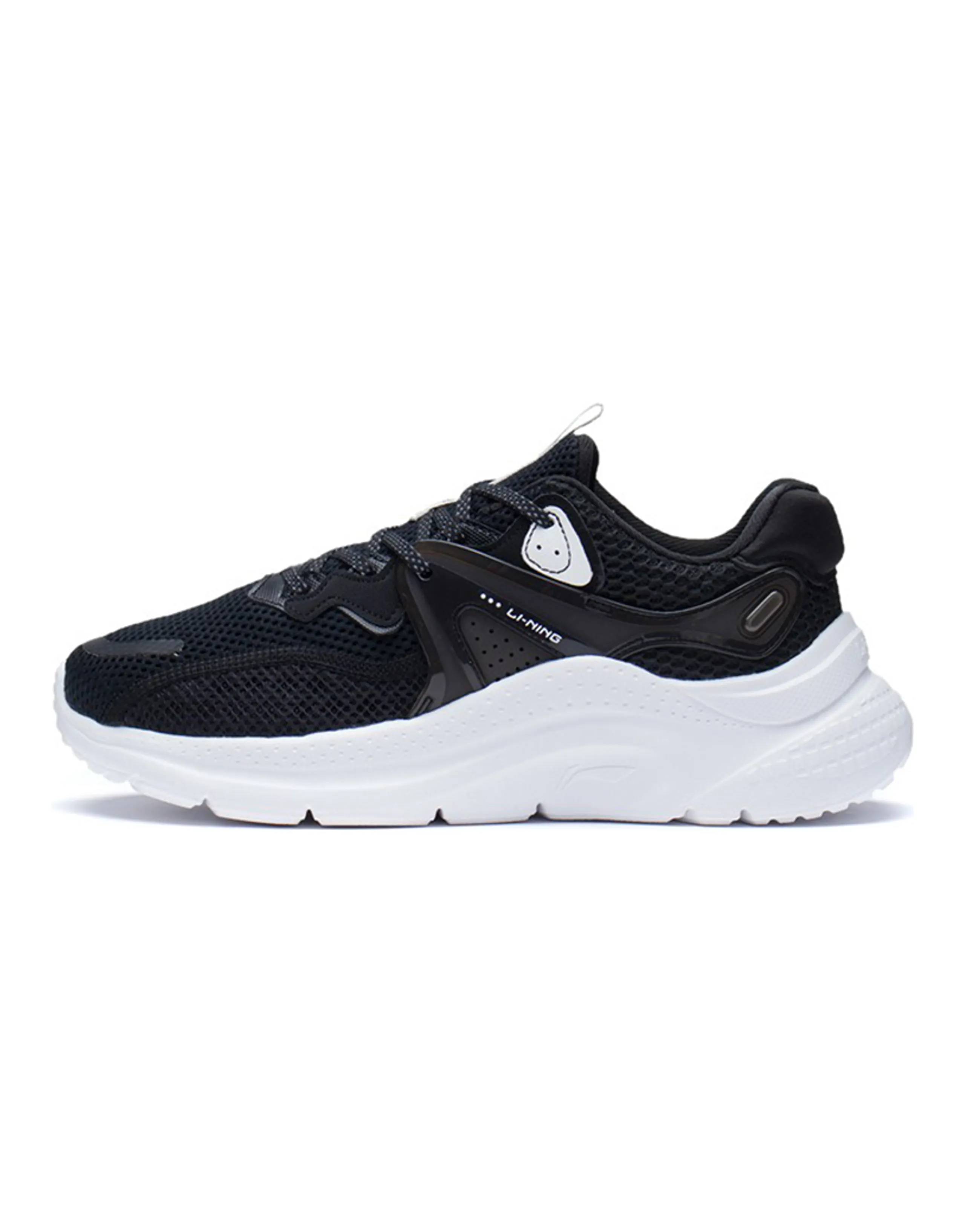 LINING Liuyun Casual Shoes Women's Low-Top Black White