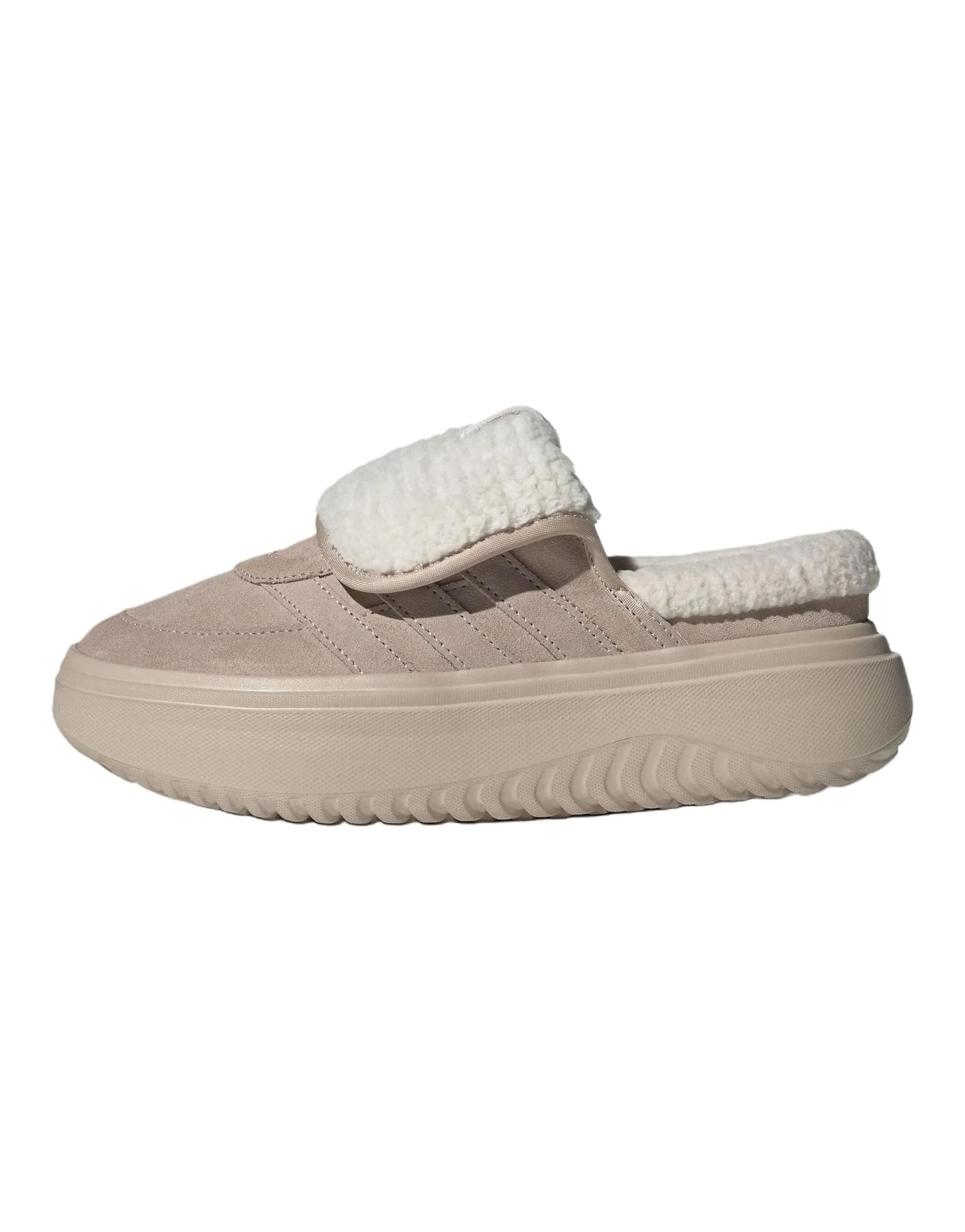 adidas GRAND COURT MULE Fashion Versatile Casual Shoes Women's Light Brown