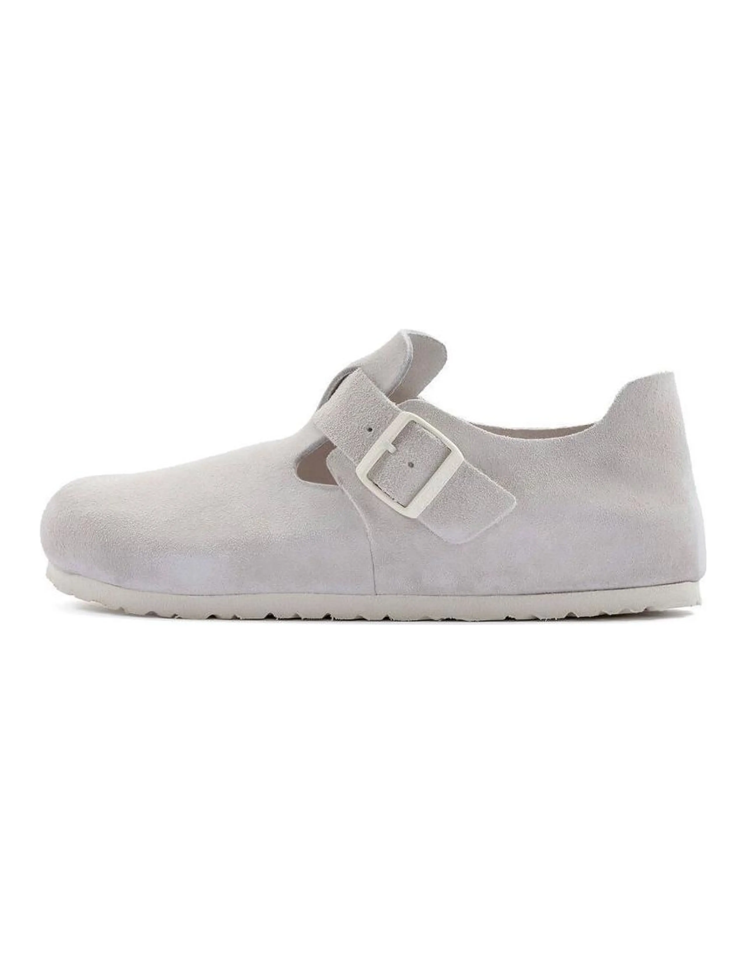 Birkenstock London Suede Leather 'Antique White'