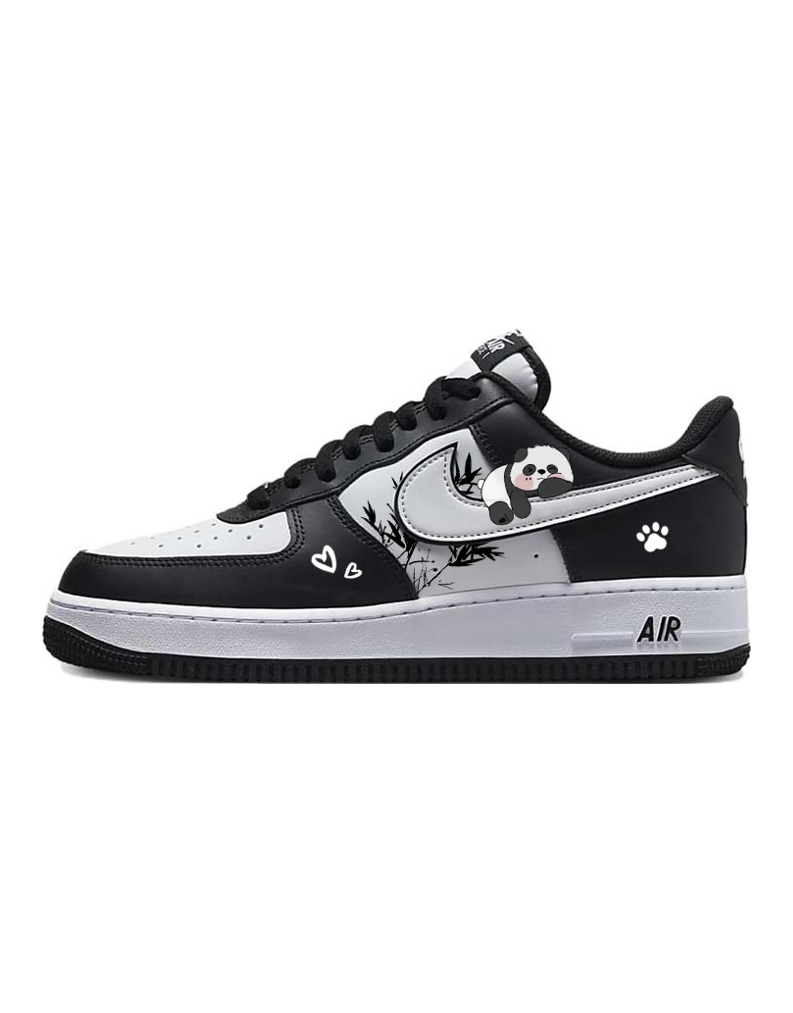 Nike Air Force 1 Skateboard Shoes Unisex Low-Top Black/White