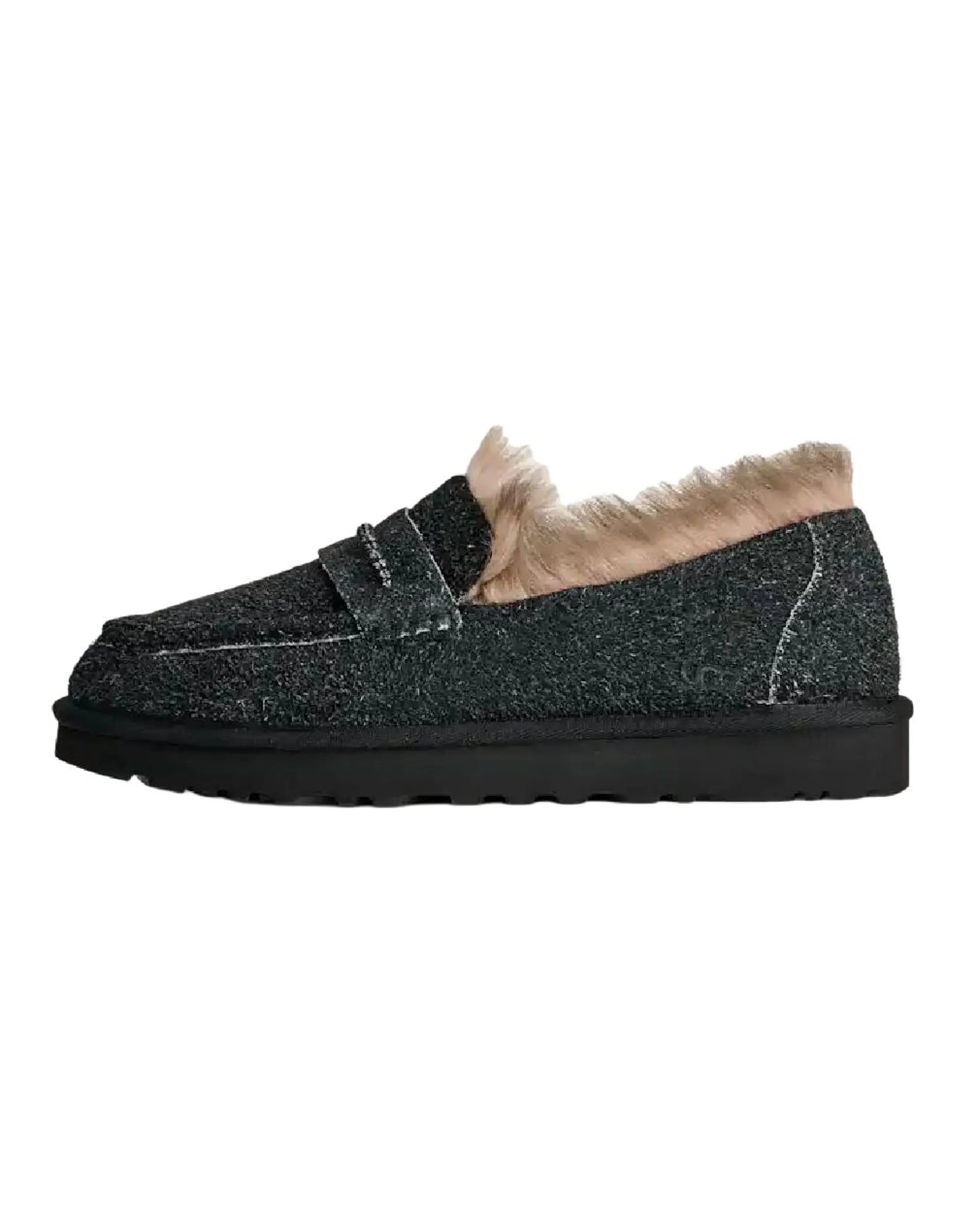 UGG Ellis Suede Minimalist Comfort Loafers Women's Black