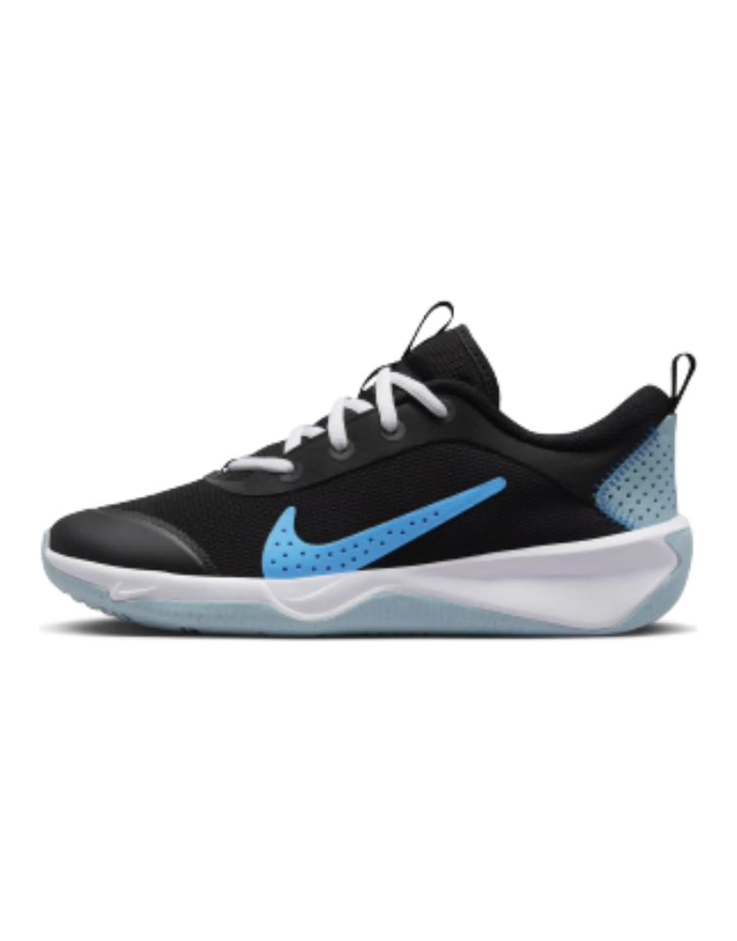 Nike Omni Multi-Court GS 'Black Blue Lightning'