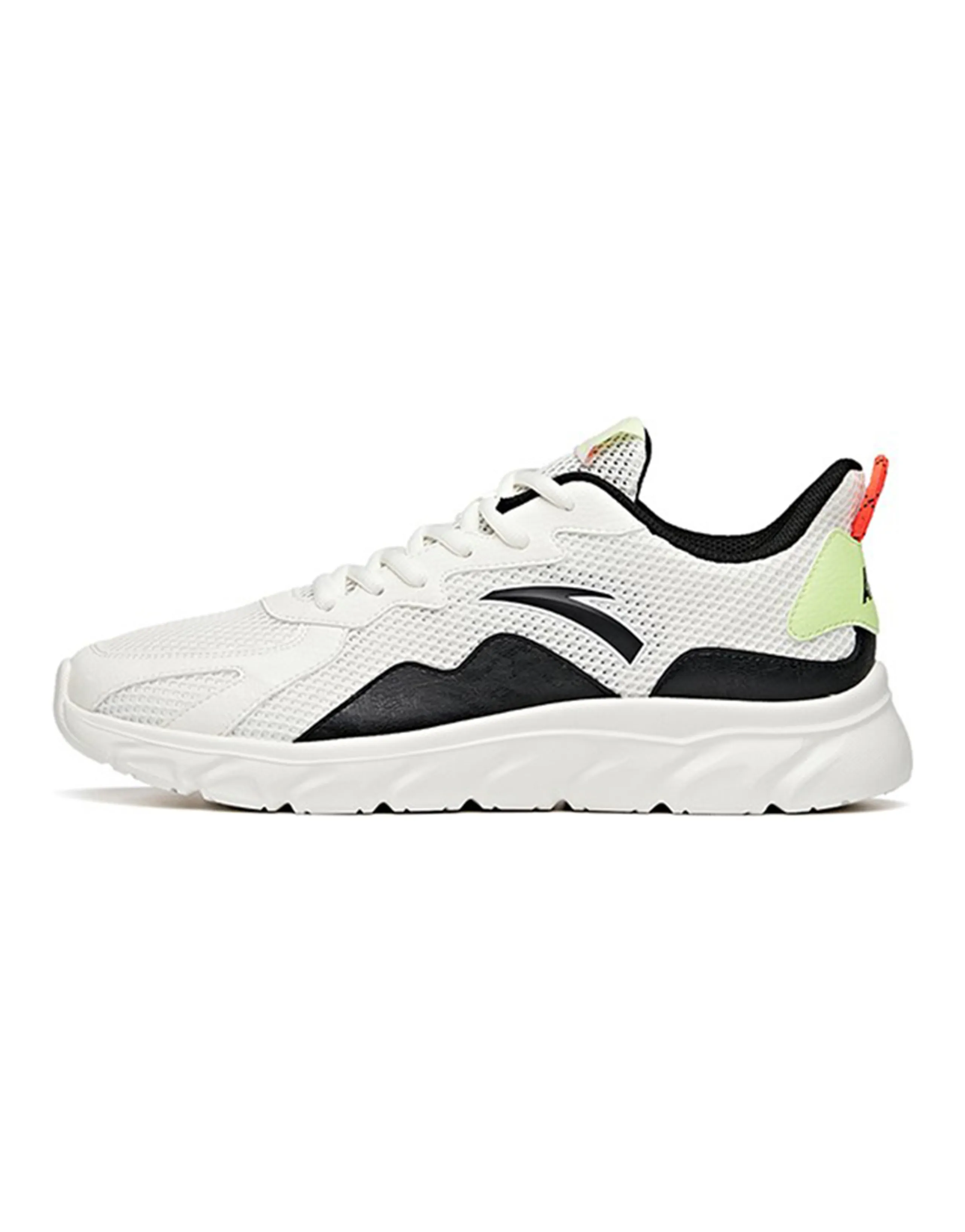 ANTA Casual Shoes Men Low-Top Ivory White/Black