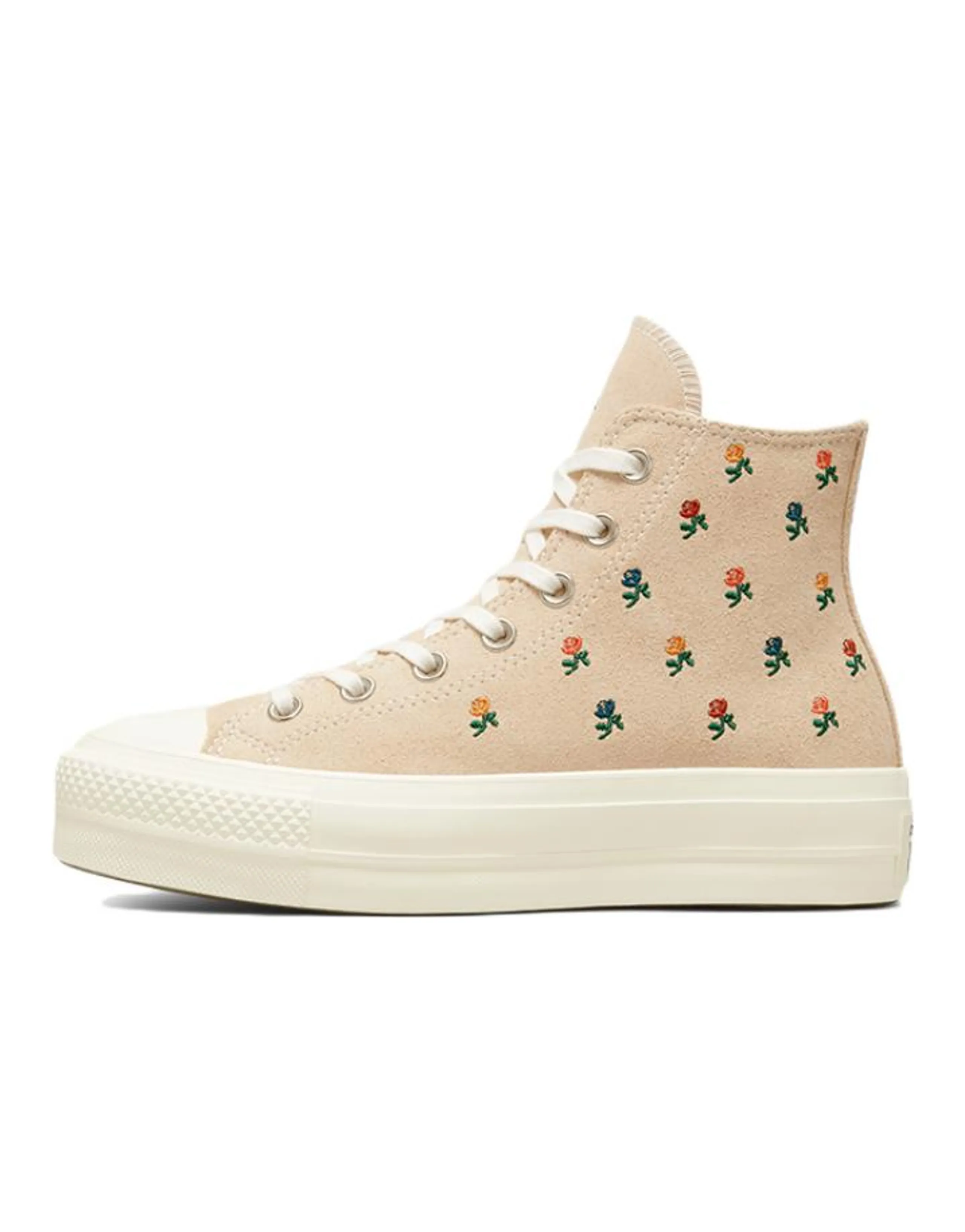 Chuck Taylor All Star Women's Converse Lift Platform High 'Embroidered Roses' Women's