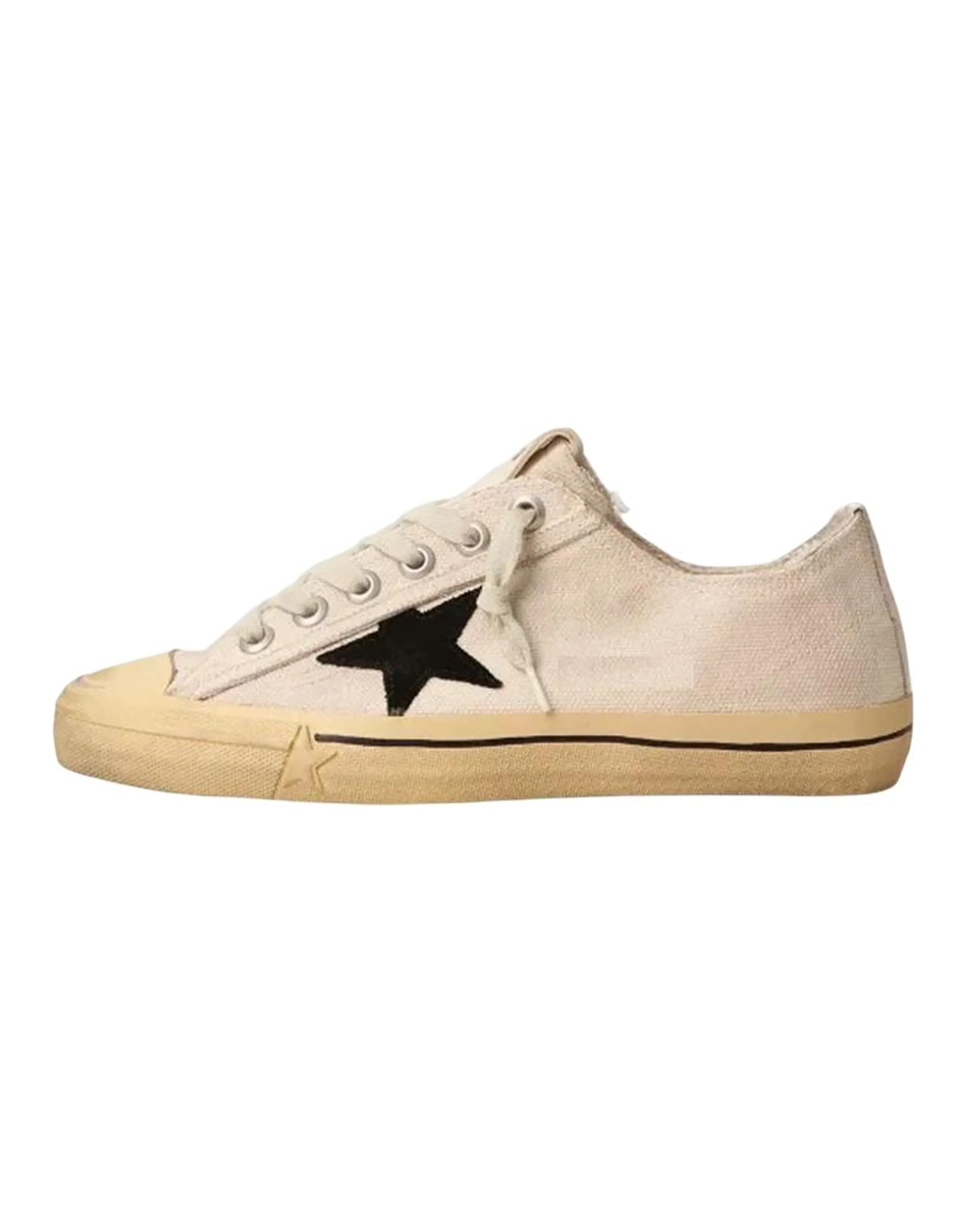 Golden Goose V-Star Distressed Sneakers
